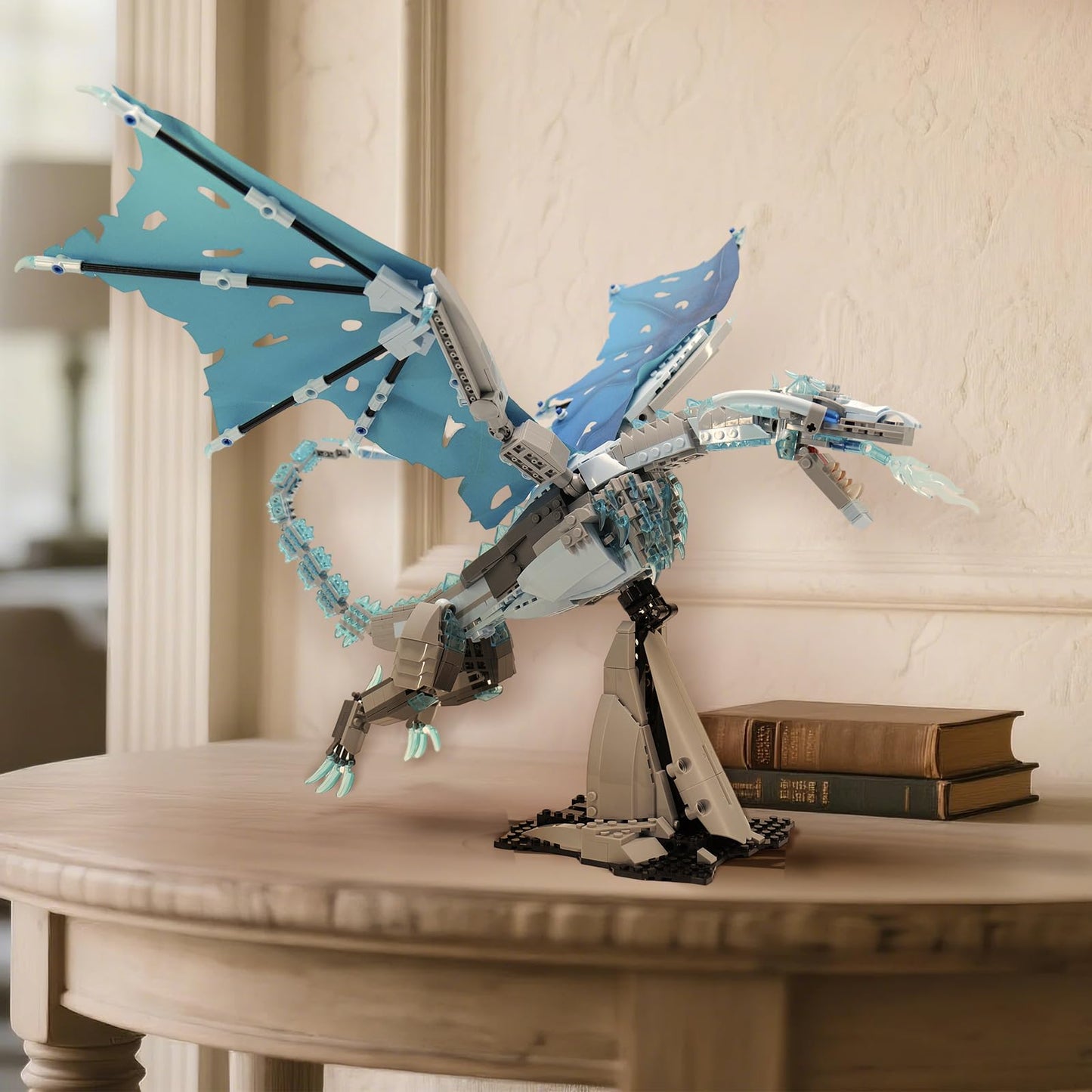 QFJ Ideas Ice Dragon Building Set – 1019 PCS for GOT Fans and Collectors