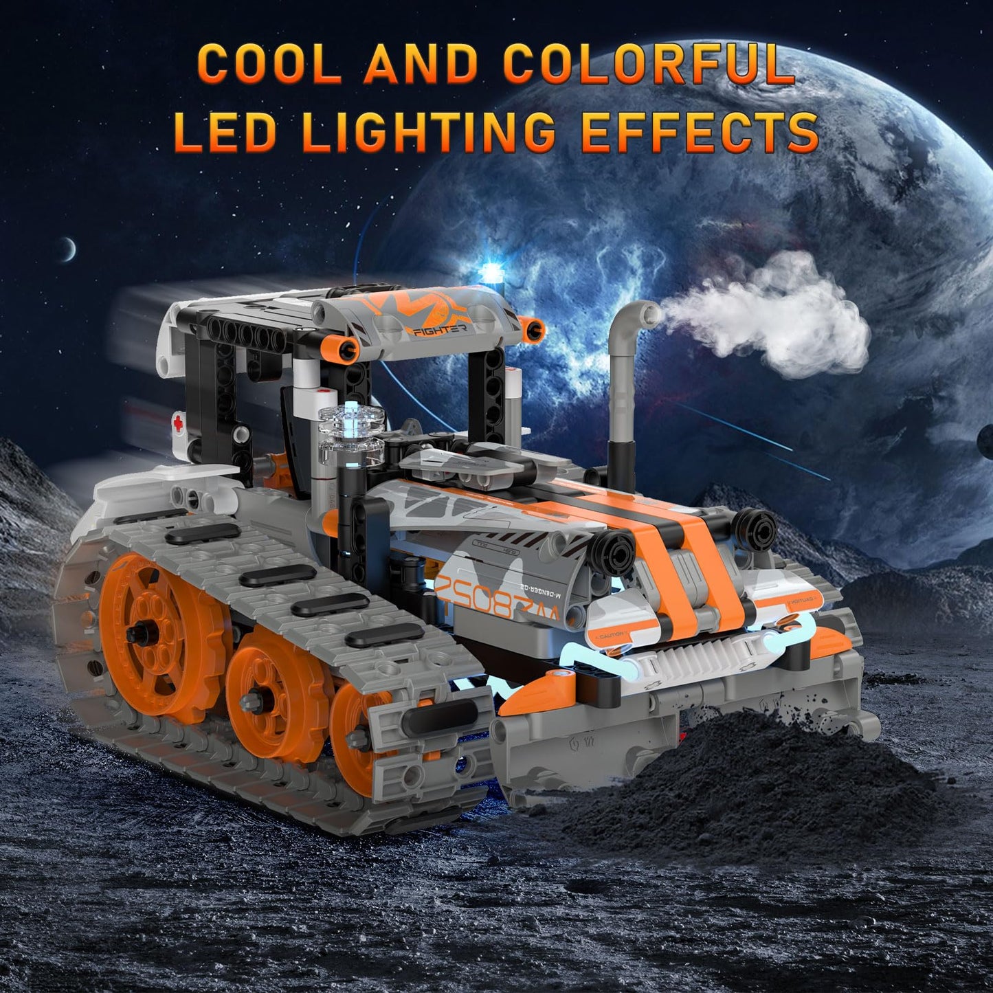 QHECTTY 5-in-1 STEM Building Kit for Kids 6–14 | Remote & App-Controlled Robotic Tanks & Cars | 552 Pcs
