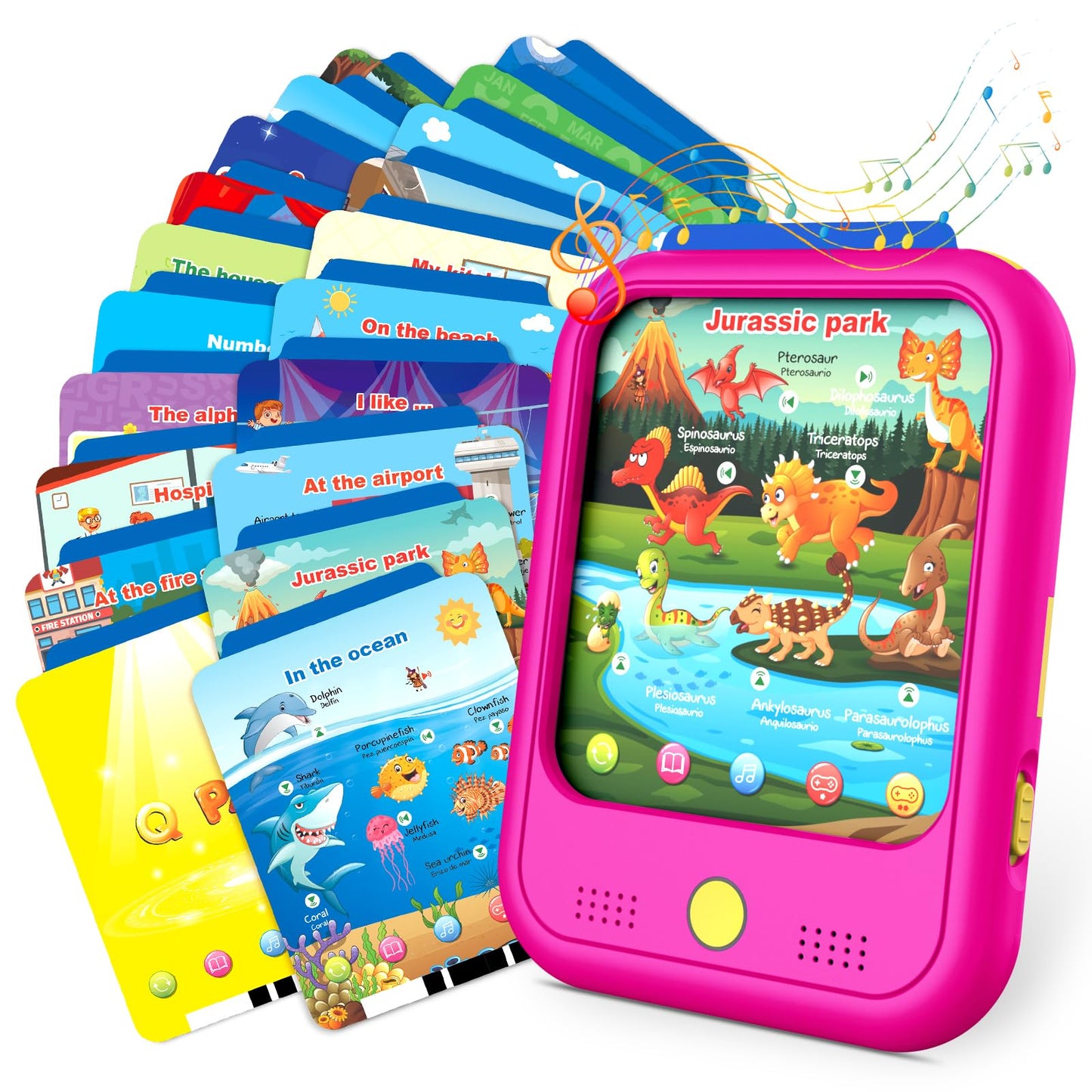 Qiaojoy Kids Learning Tablet – Bilingual Educational Pad for Toddlers 2–5