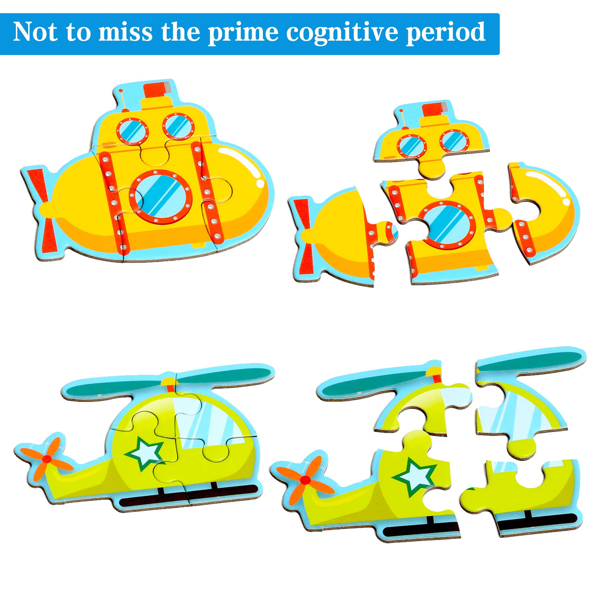 QimuMku Magnetic Puzzles for Toddlers | Travel Car Activities 1-5 Years