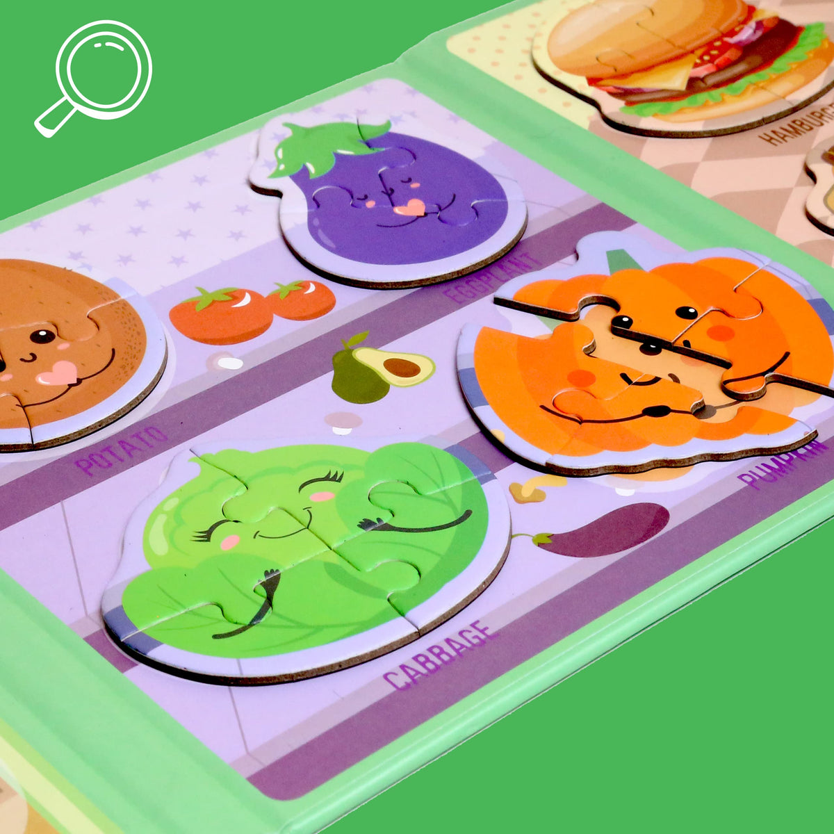 QimuMku Magnetic Puzzles for Toddlers | Travel-Friendly 6-Themes (Ages 1-5)