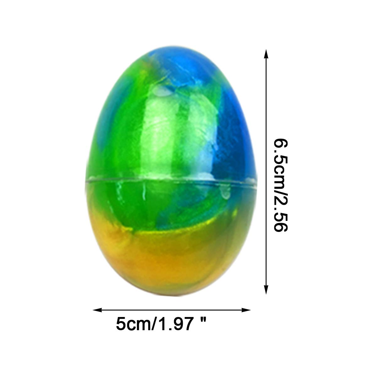 QINGQIU 12 Pack Colorful Slime Eggs – Safe Easter Toys for Kids