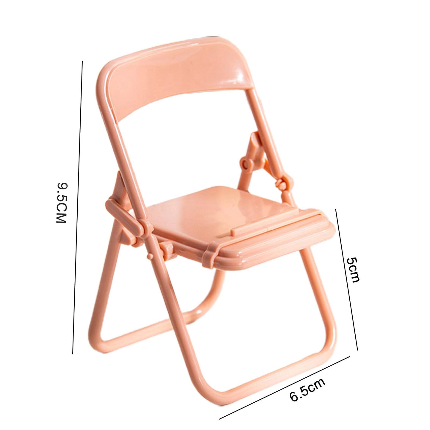 Qintreesify 5Pcs Multicolor Folding Chairs for 1:12 Dollhouse – Miniature Set