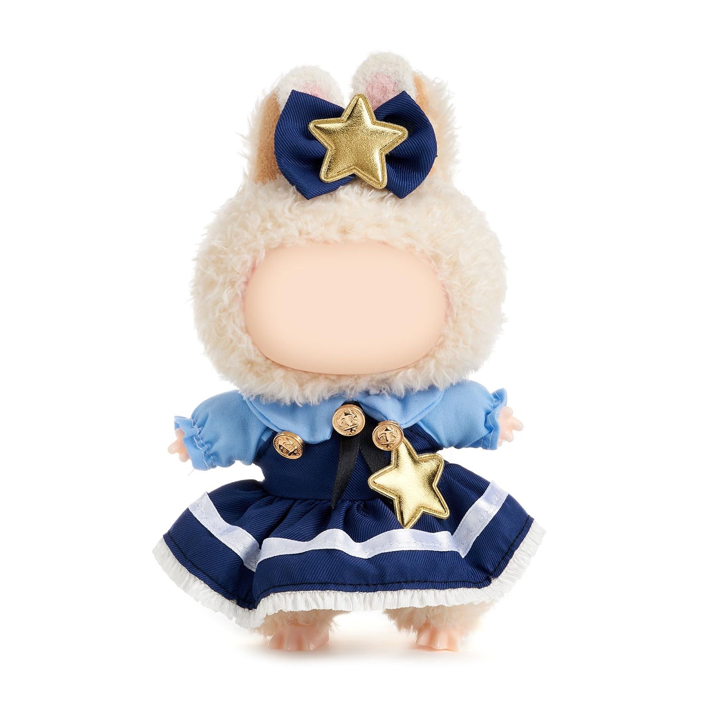 QIUTIMIY 17cm Doll Clothes Set for 17cm Dolls – Handmade, Tailored Fit (Rabbit)