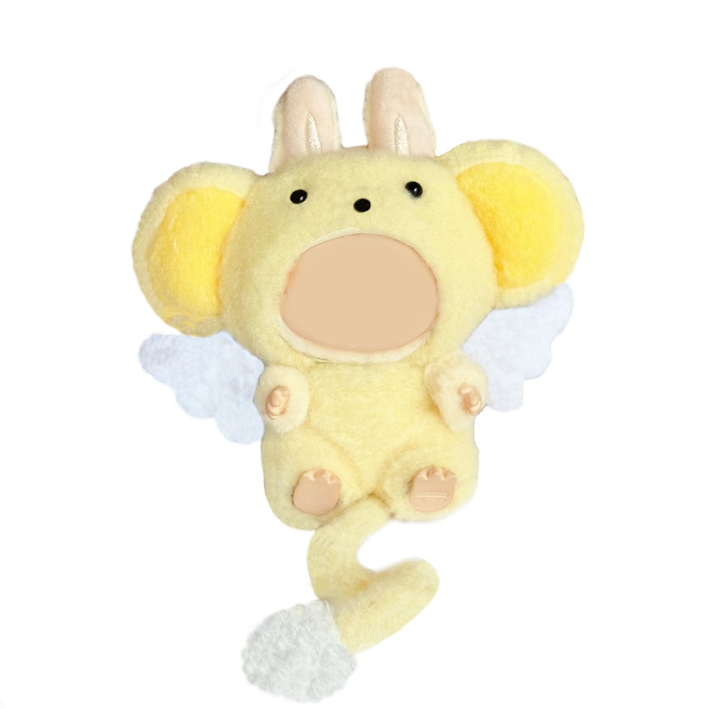 QIUTIMIY 17cm Doll Clothes Set – Yellow Suit for 15/17cm Dolls | Handmade, Slim Fit