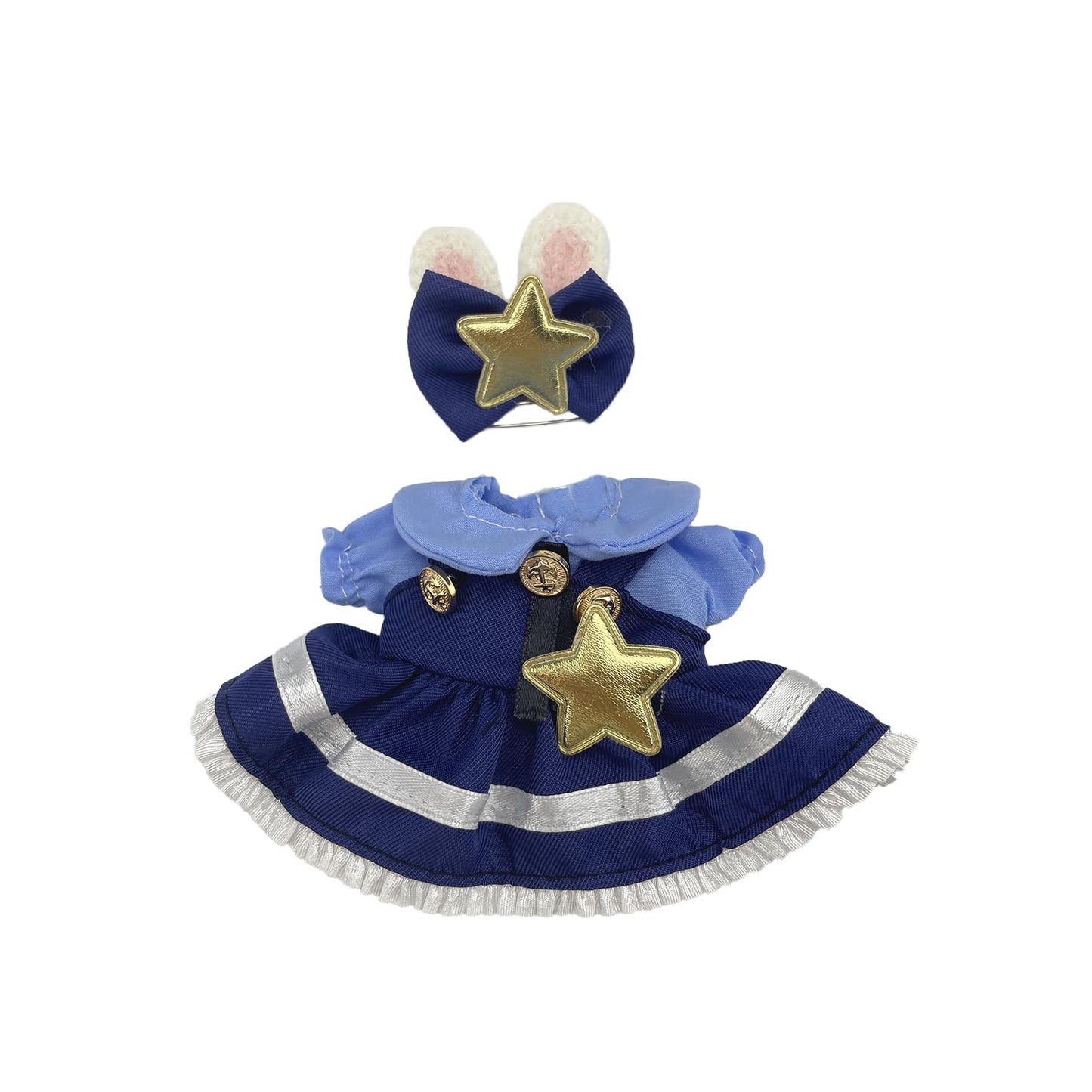 QIUTIMIY 17cm Doll Clothes Set for 17cm Dolls – Handmade, Tailored Fit (Rabbit)