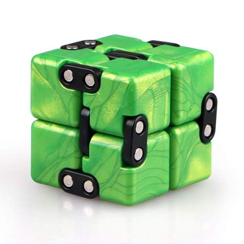 QIYI Little Golden Elephant Upgraded Infinity Cube Fidget Toy – Emerald Green