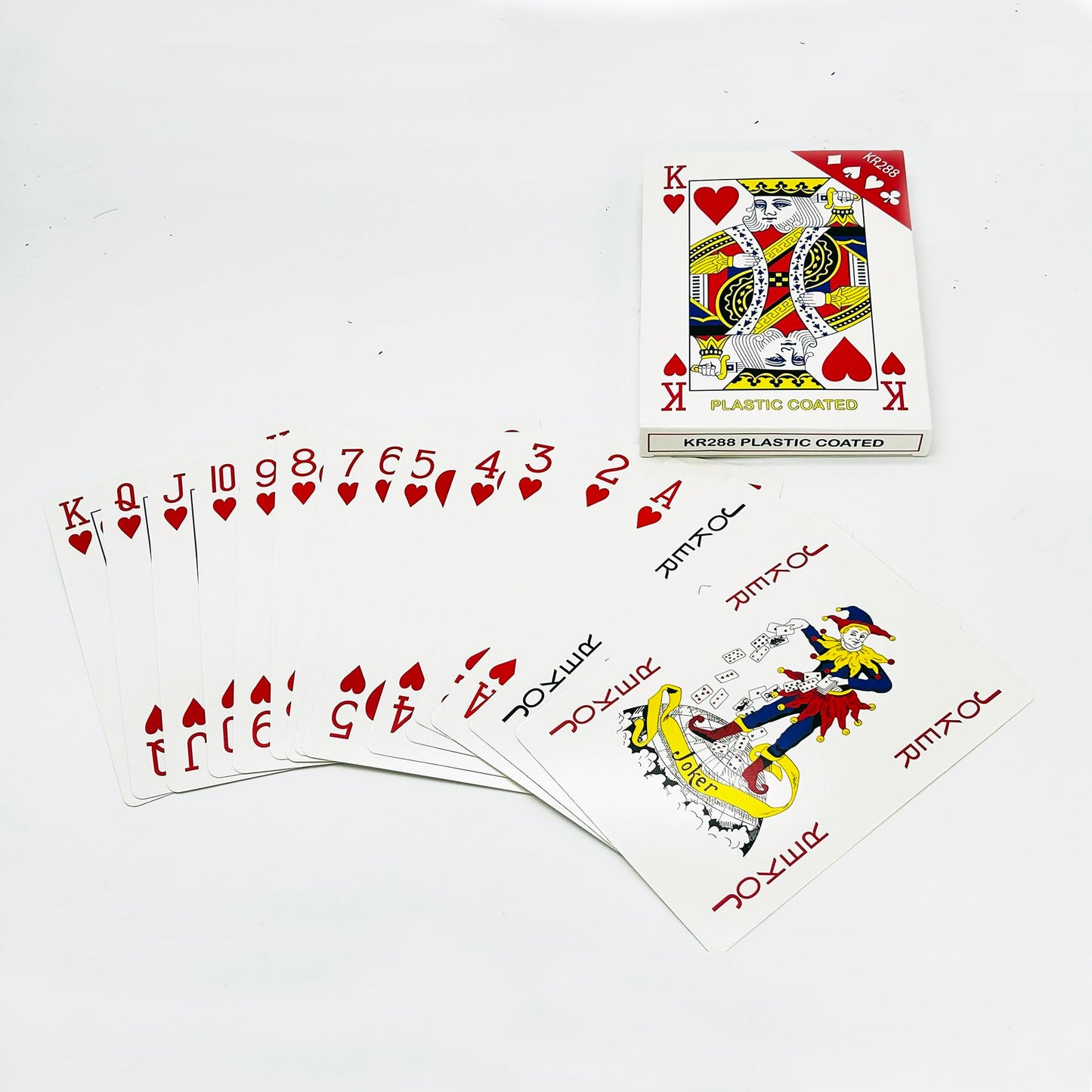 QkonkgnS 5x7 Inch Giant Playing Cards – Oversized Deck for Games & Parties