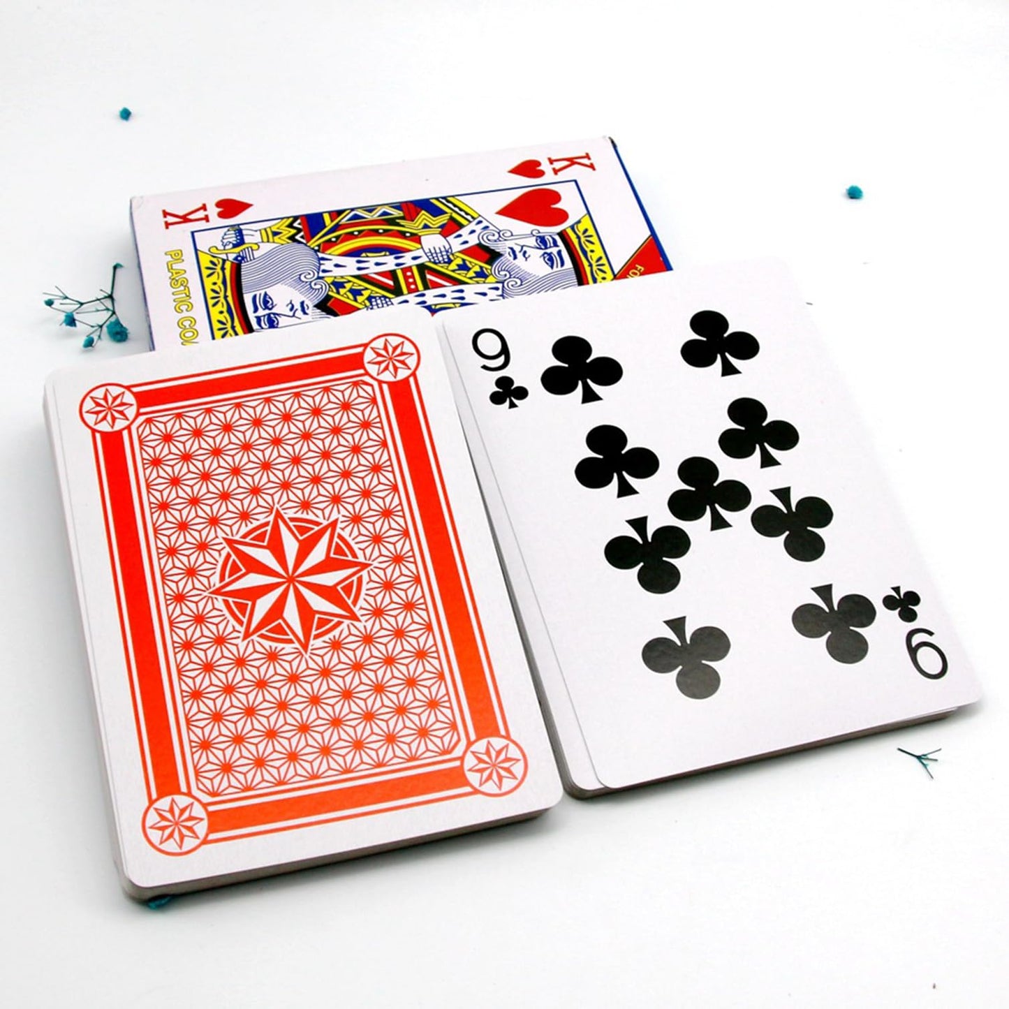 QkonkgnS 5x7 Inch Giant Playing Cards – Oversized Deck for Games & Parties