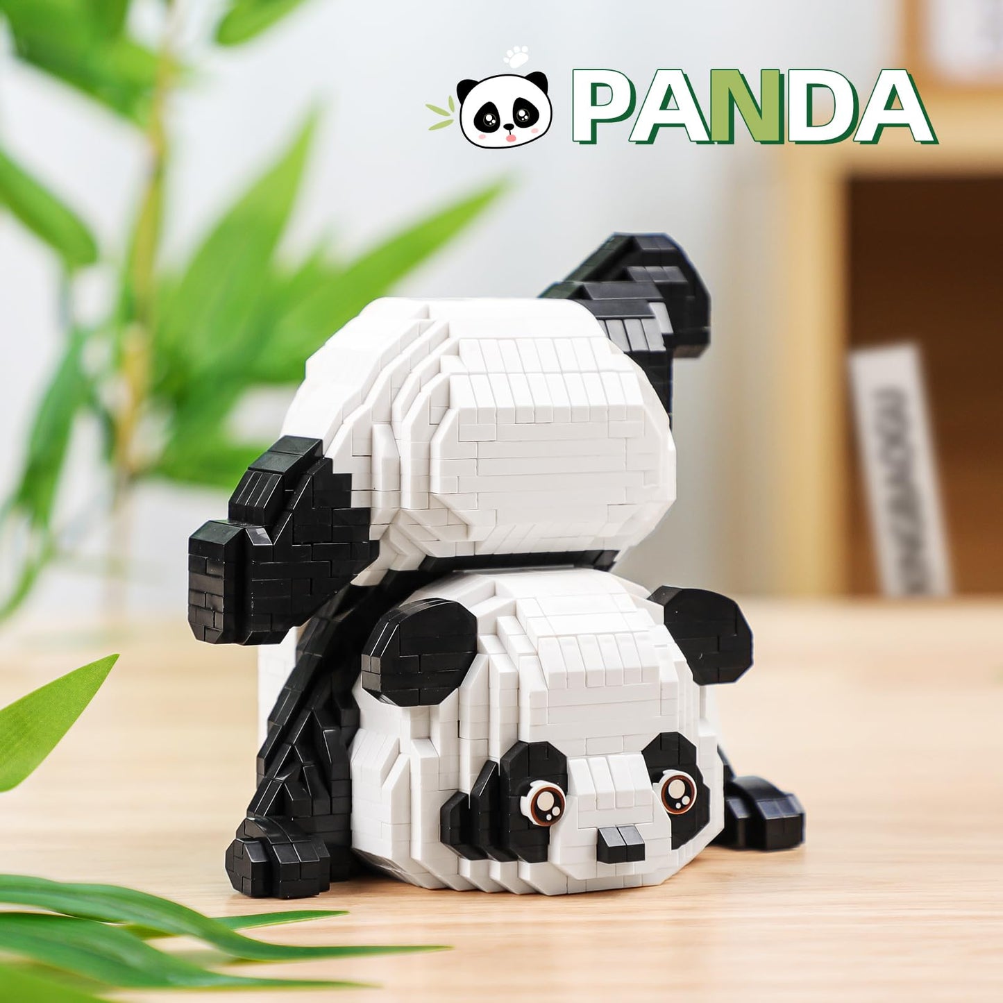 QLT QIAOLETONG Panda Mini Building Blocks Set — 1325 PCS Micro Bricks for Teens & Adults