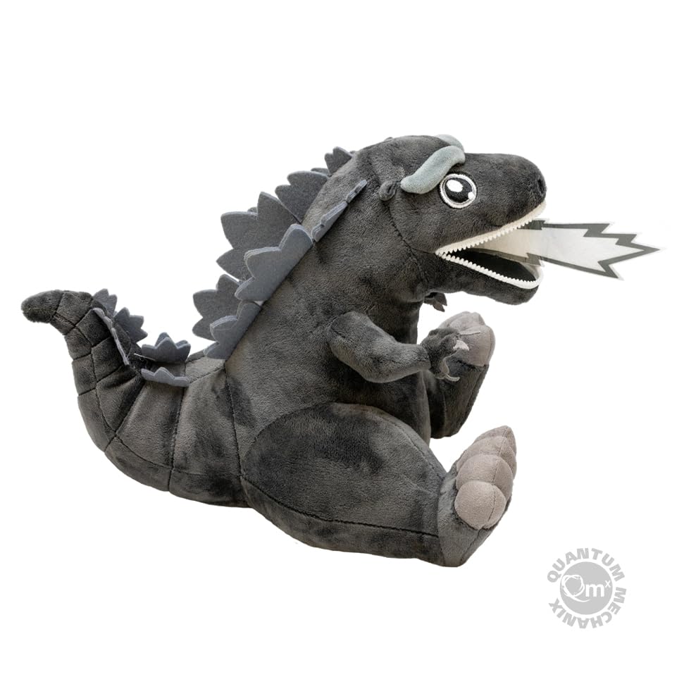 QMx Godzilla Black and White Zippermouth Plush – PREVIEWS Exclusive, 8.75-inch Tall