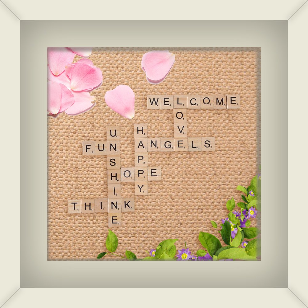 QMET 500 Wood Letter Tiles – 500 Scrabble Tiles for Crafts