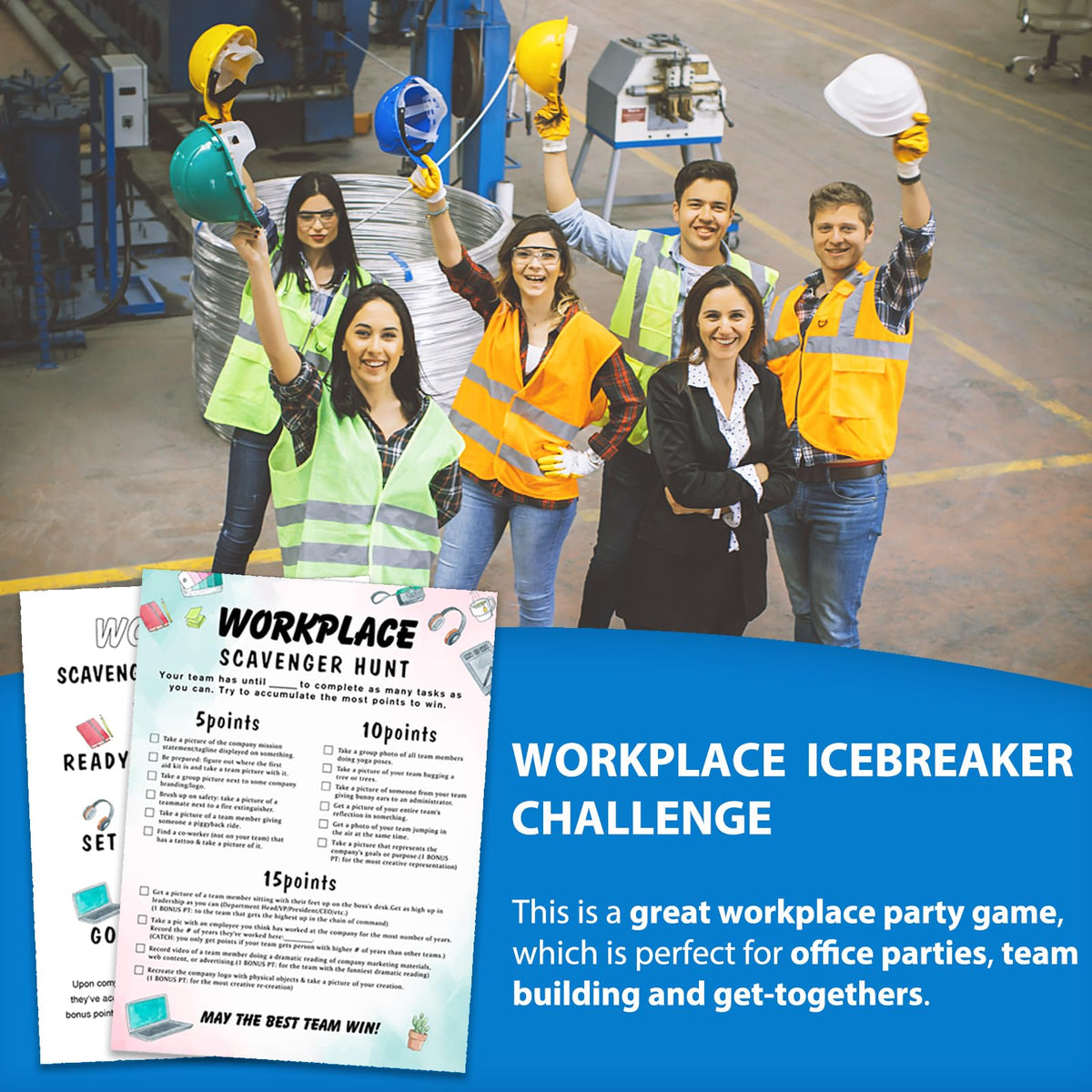 QOFO Work Party Photo Scavenger Hunt – Office Team Building Game & Ice Breaker (Q5)