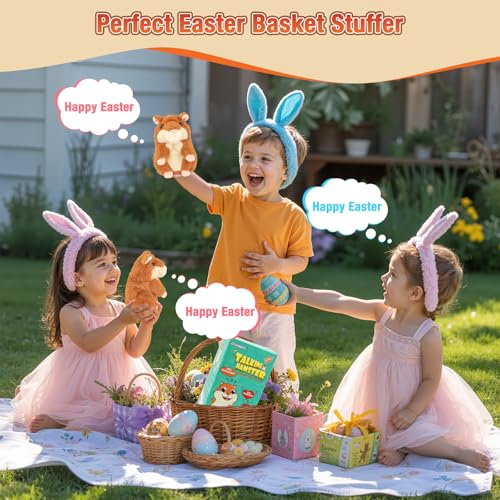 Qrooper Talking Hamster — Repeating Plush Toy for Kids 2–6 | Interactive Storytelling Companion