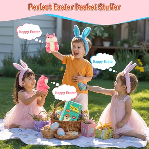 Qrooper Talking Hamster - Interactive Repeating Plush Toy for Kids (Ages 2-6)
