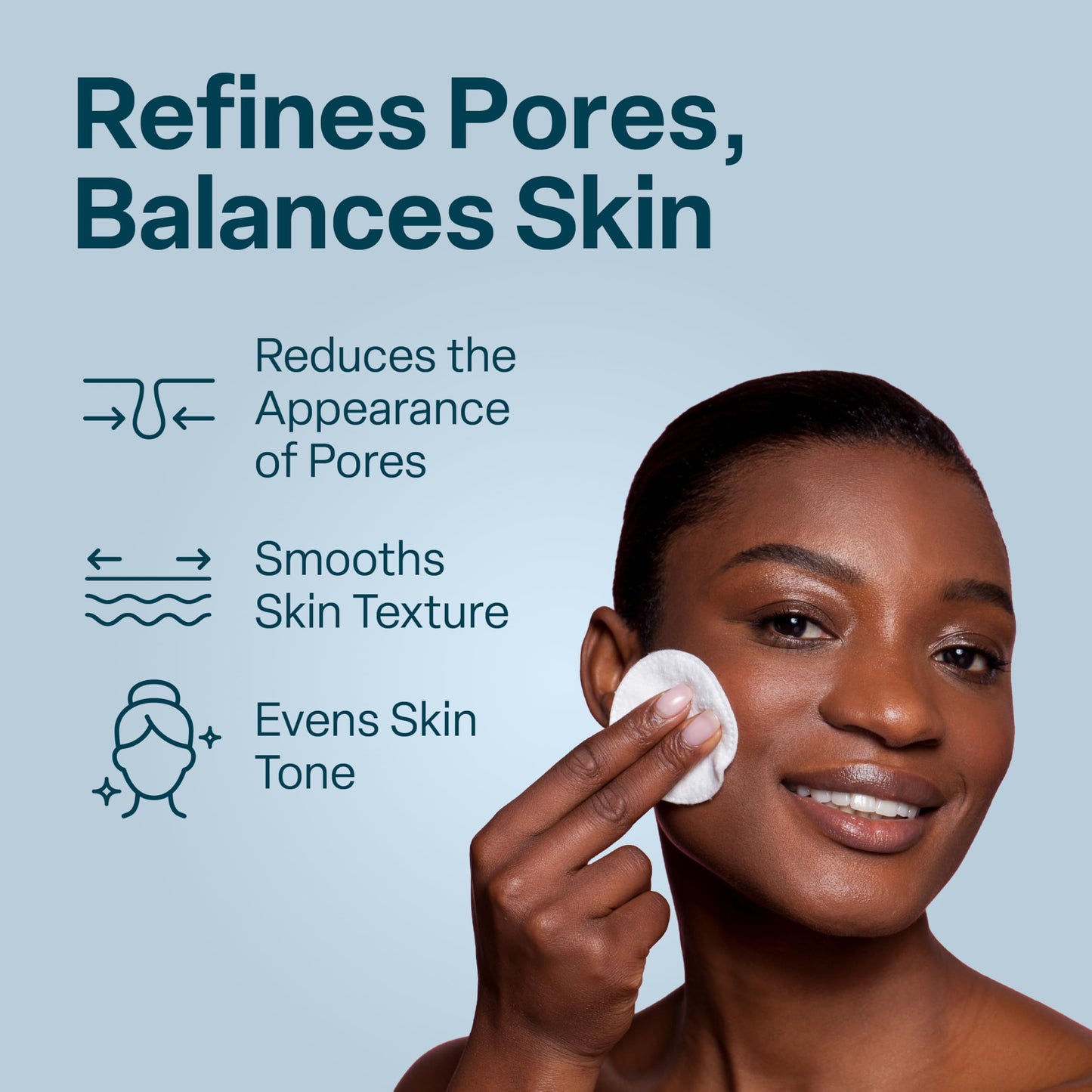 QRxLabs Pore Toner Pads – Salicylic Acid & Niacinamide (50ct)