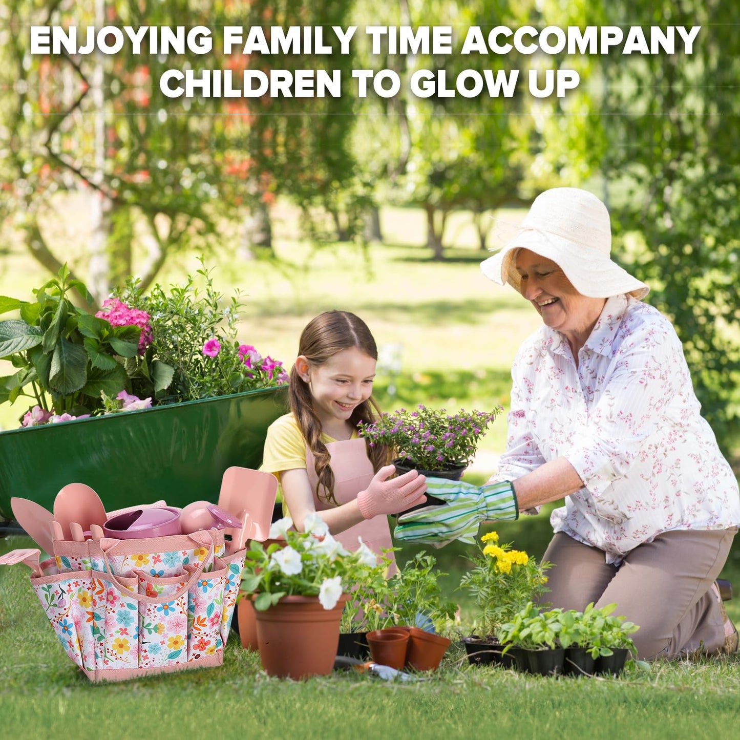 Qtioucp Kids Gardening Set 14Pcs – STEM Learning Outdoor Play