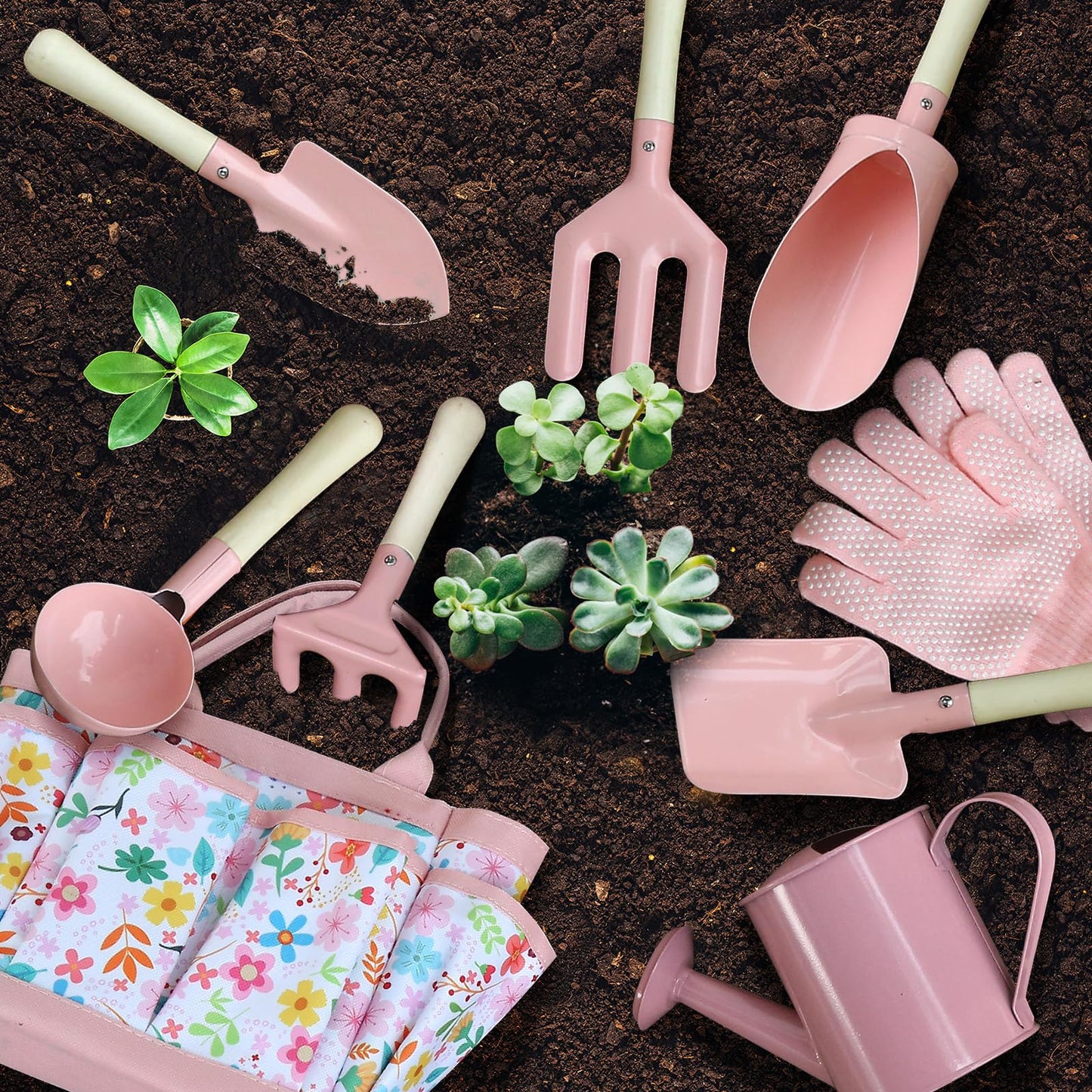 Qtioucp Kids Gardening Set 14Pcs – STEM Learning Outdoor Play