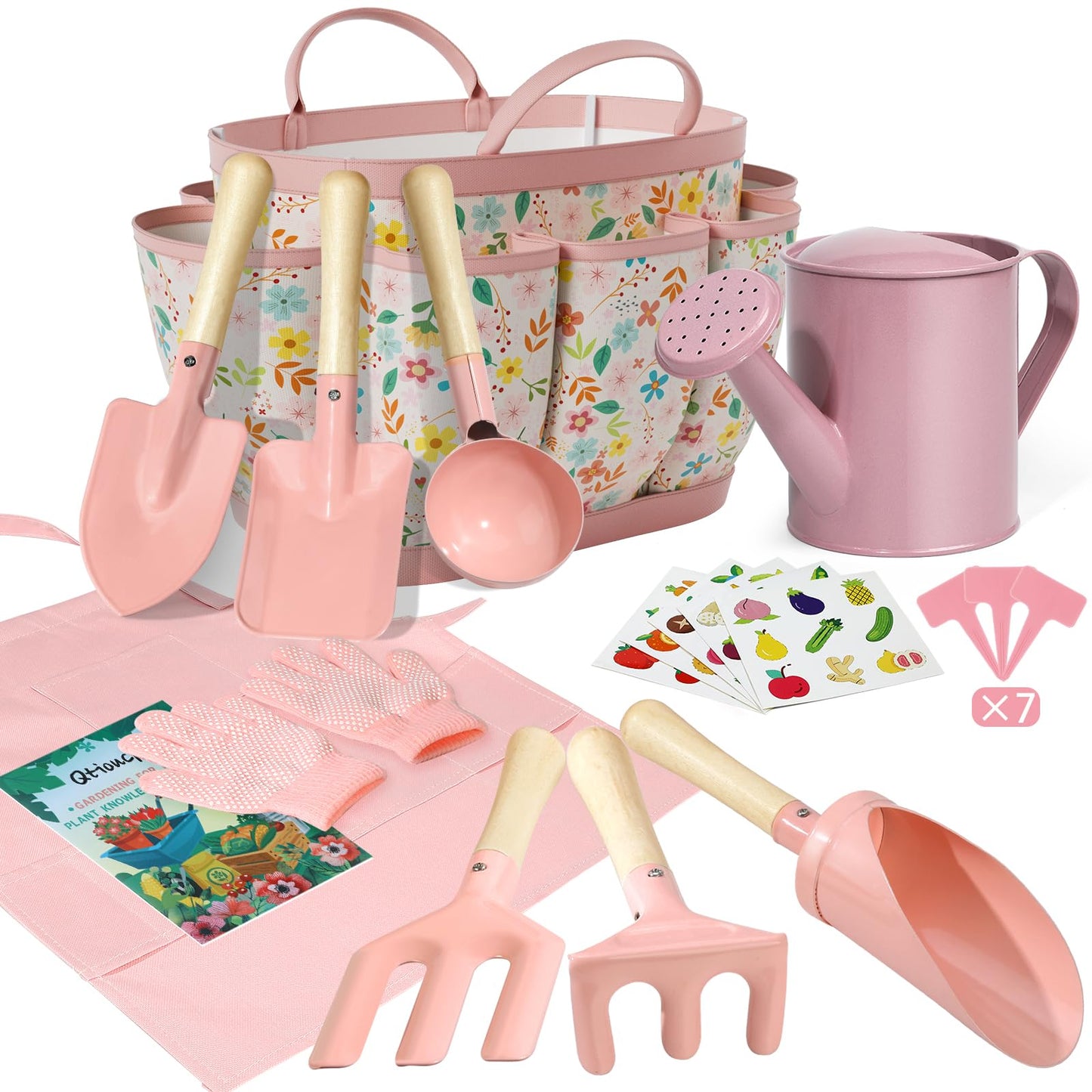 Qtioucp Kids Gardening Set 14Pcs – STEM Learning Outdoor Play