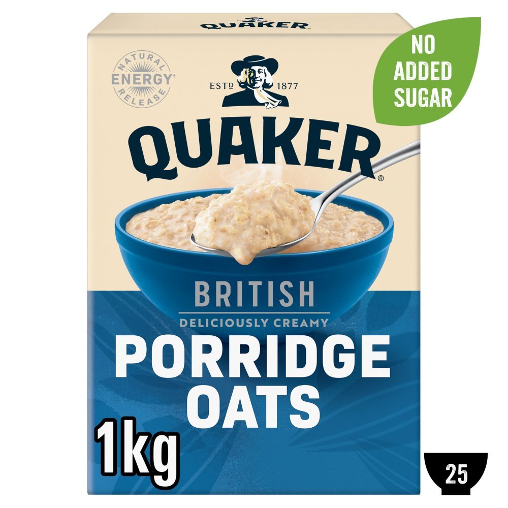 Quaker British Porridge Oats PMP 1kg