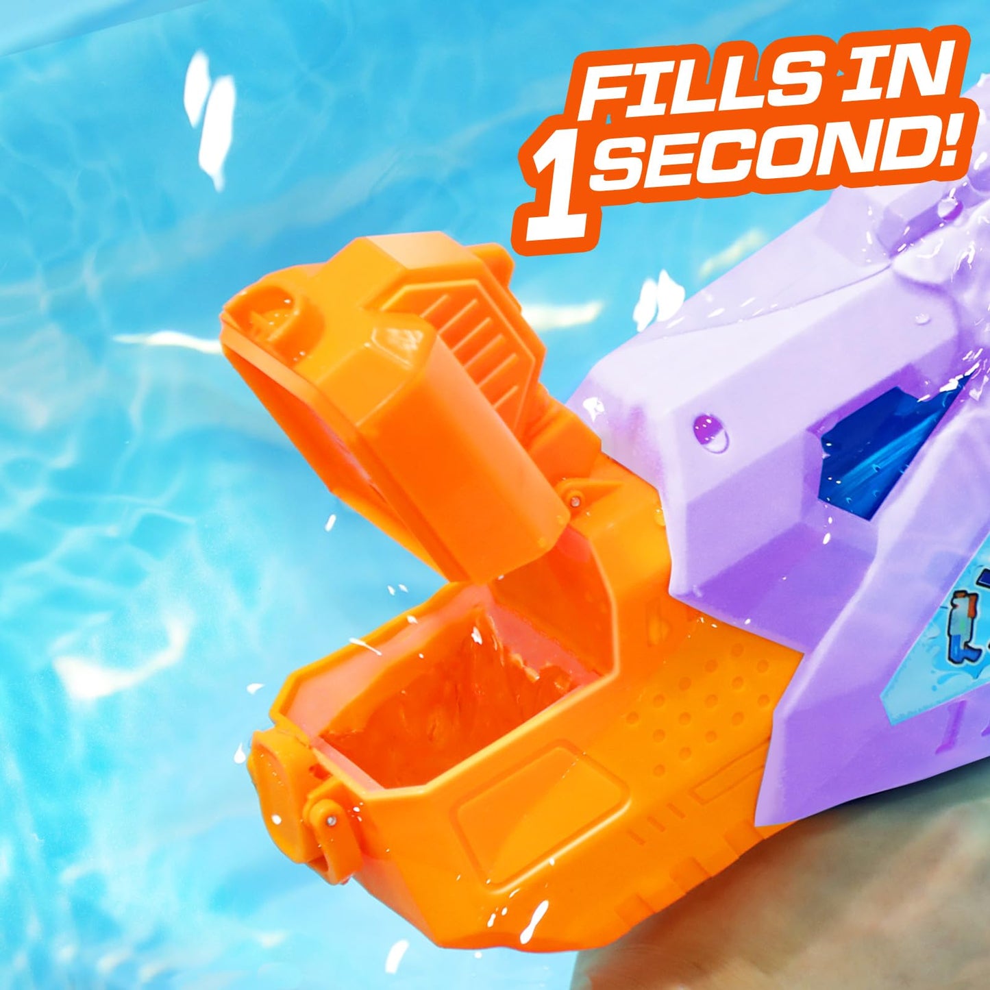 Quanquer Super Water Guns for Adults - 2 Pack 1200cc Blasters with Excellent Range