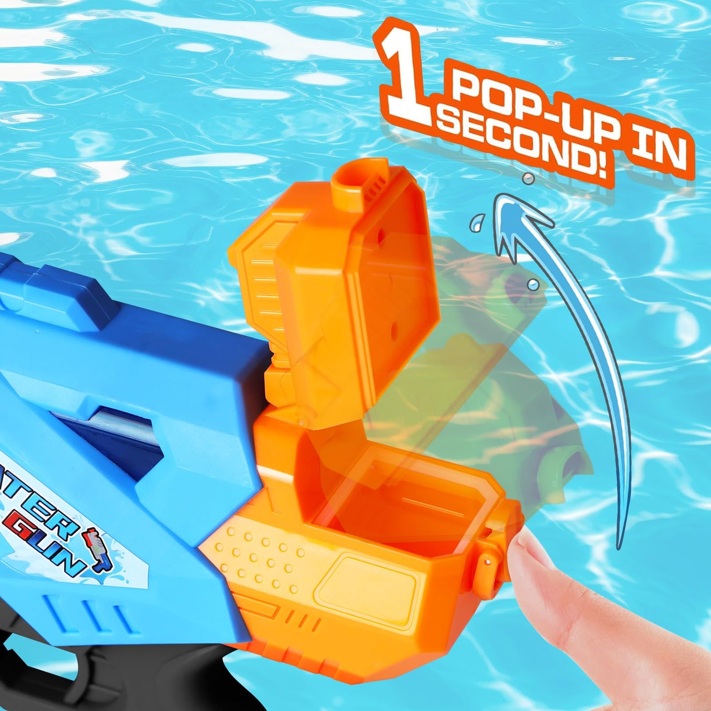 Quanquer Super Water Guns for Adults – 2 Pack 1200cc Blaster with Excellent Range