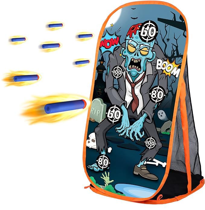 Quanquer Shooting Targets for Foam Blaster Games — Nerf Gun Compatible Indoor & Outdoor Practice