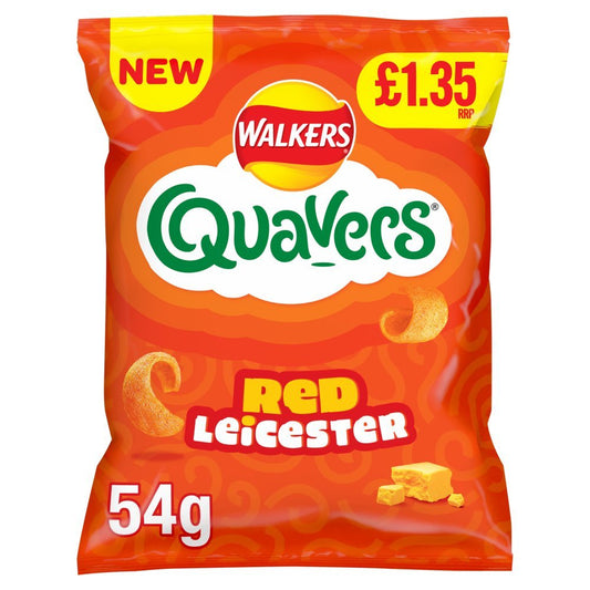 Quavers Red Leicester Cheese Sharing Crisps 54g (Box of 18)