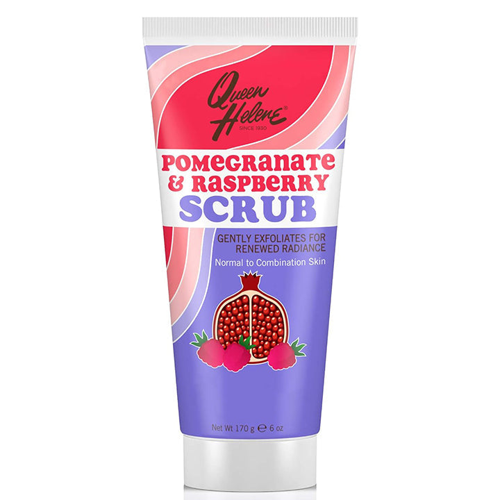 Queen Helene Pomegranate & Raspberry Scrub Exfoliating & Brightening for Radiant Skin 6 oz
