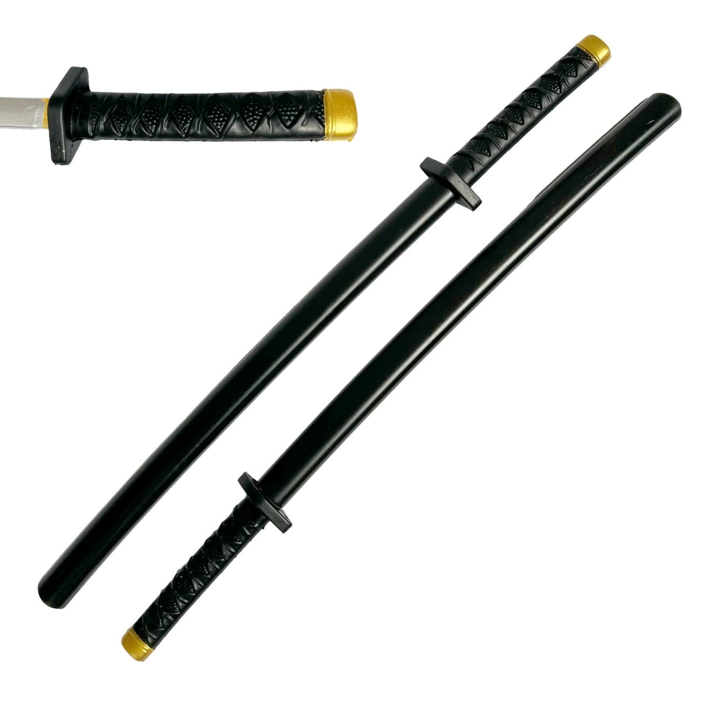 QUEQUAQUI Set of Two 26.5-Inch Samurai PU Foam Blades – Cosplay Swords