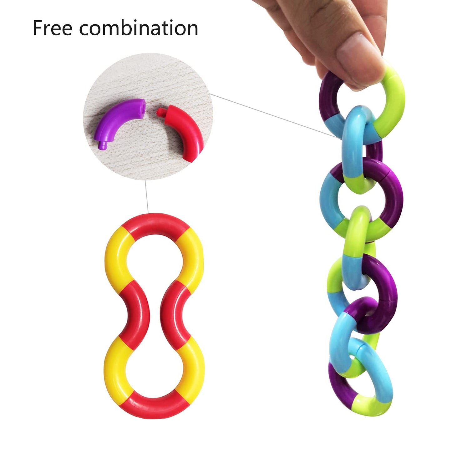 30 PCS Quiet Fidgets Toys – Multicolor Sensory Set for Relaxation and Focus