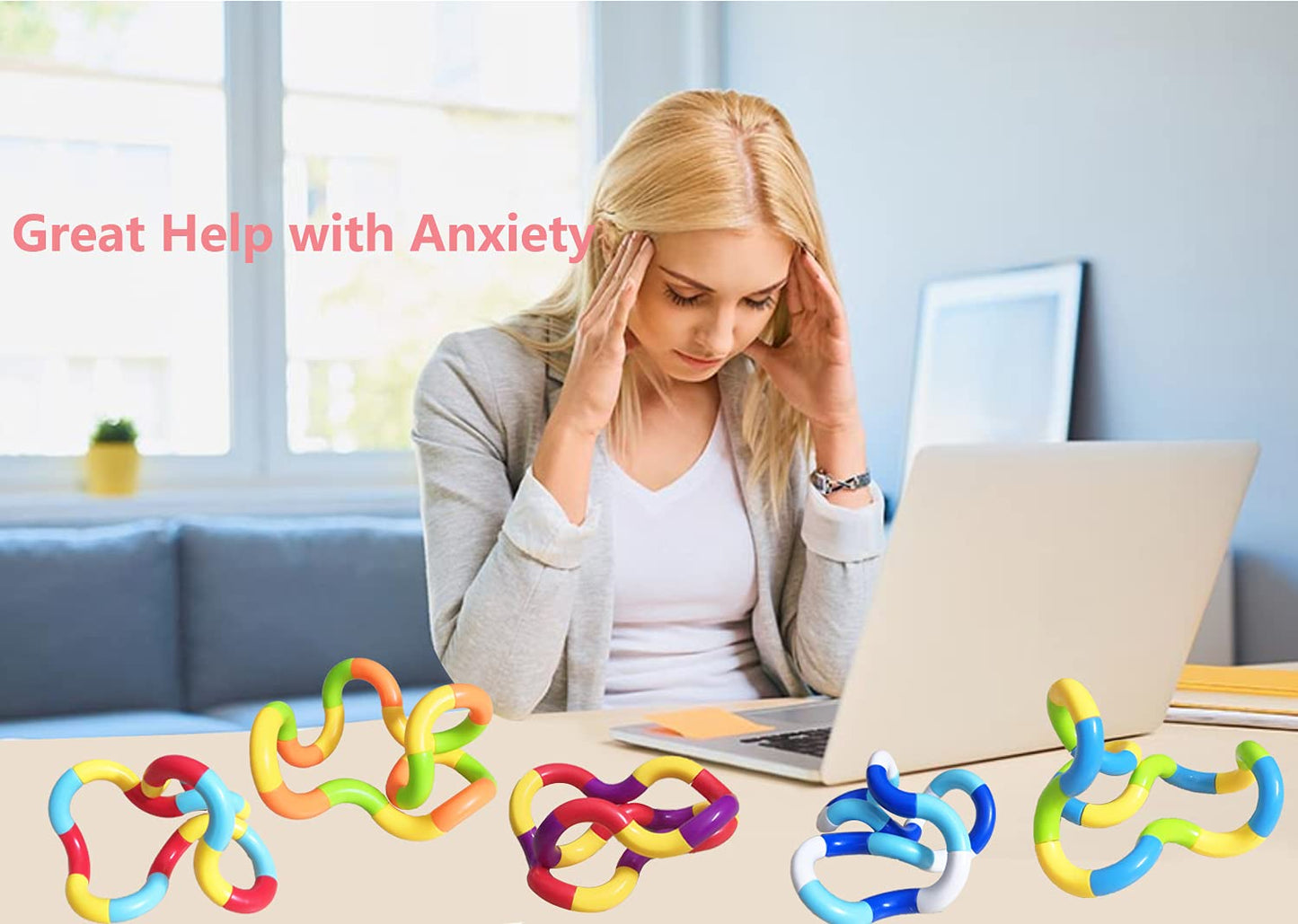 30 PCS Quiet Fidgets Toys – Multicolor Sensory Set for Relaxation and Focus