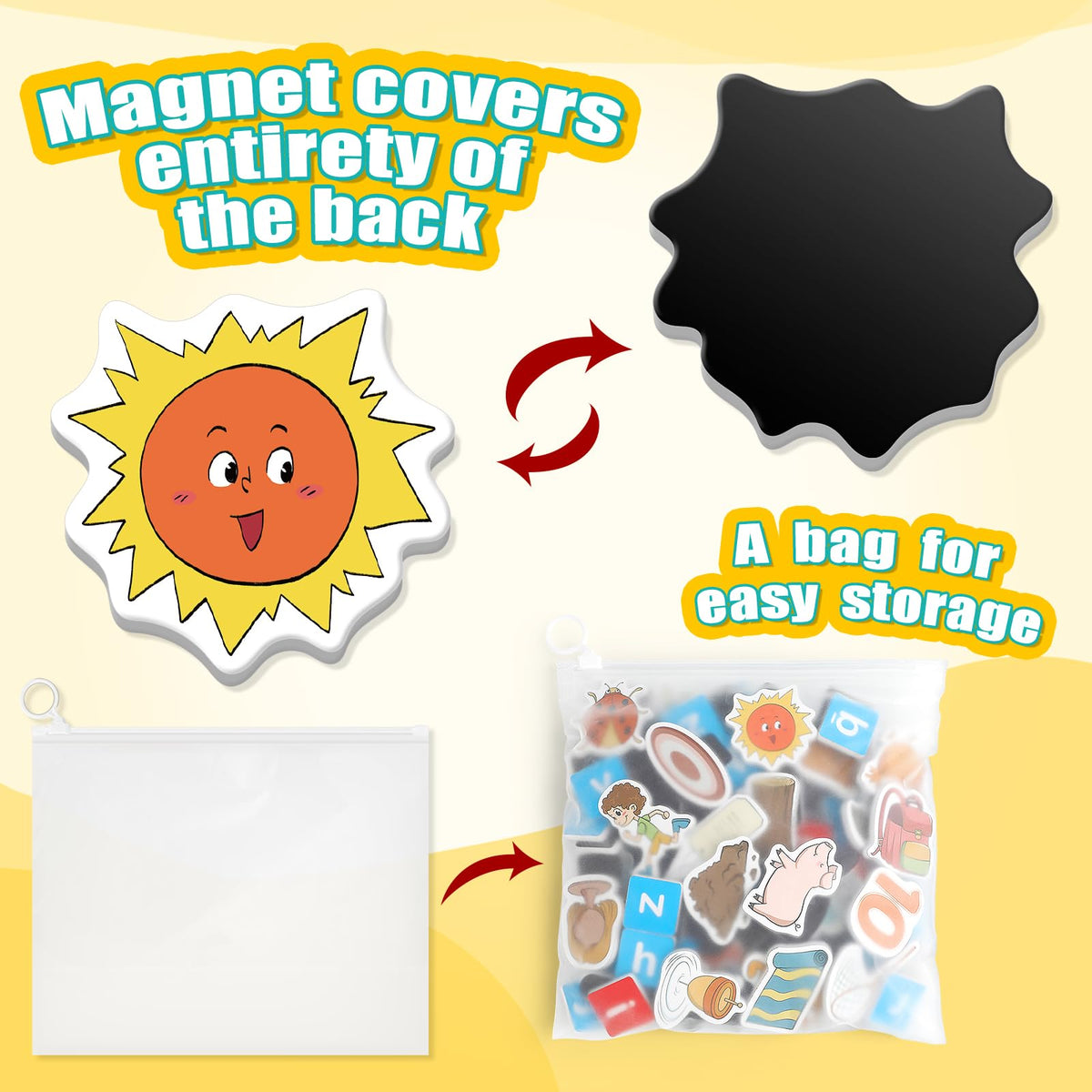 Quilinz CVC Magnets – Fridge Letters for Kids, Phonics & Alphabet Learning