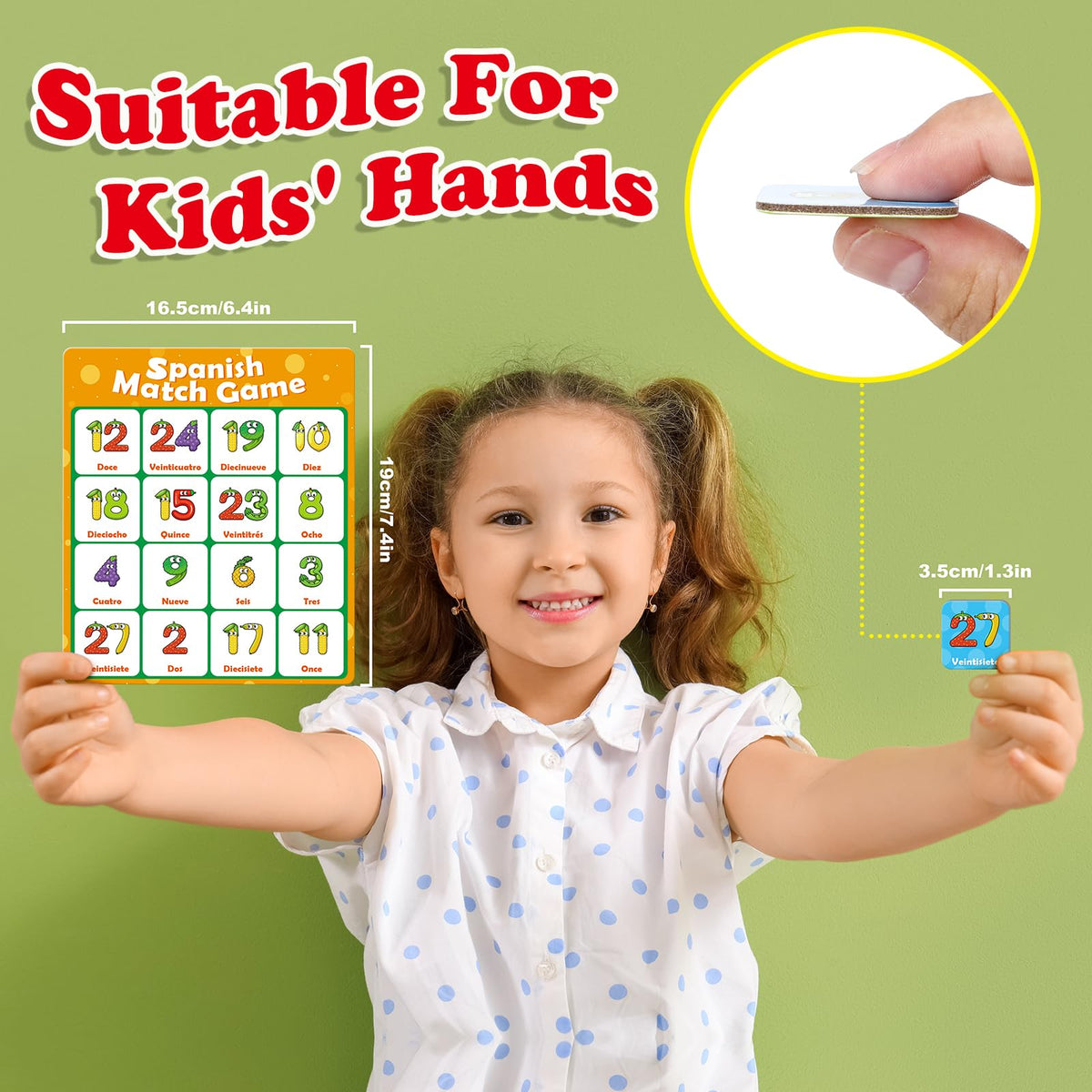 Quilinz Spanish Alphabet Bingo Games for Kids 4-6 — ABC, 123, Letters & Sight Words