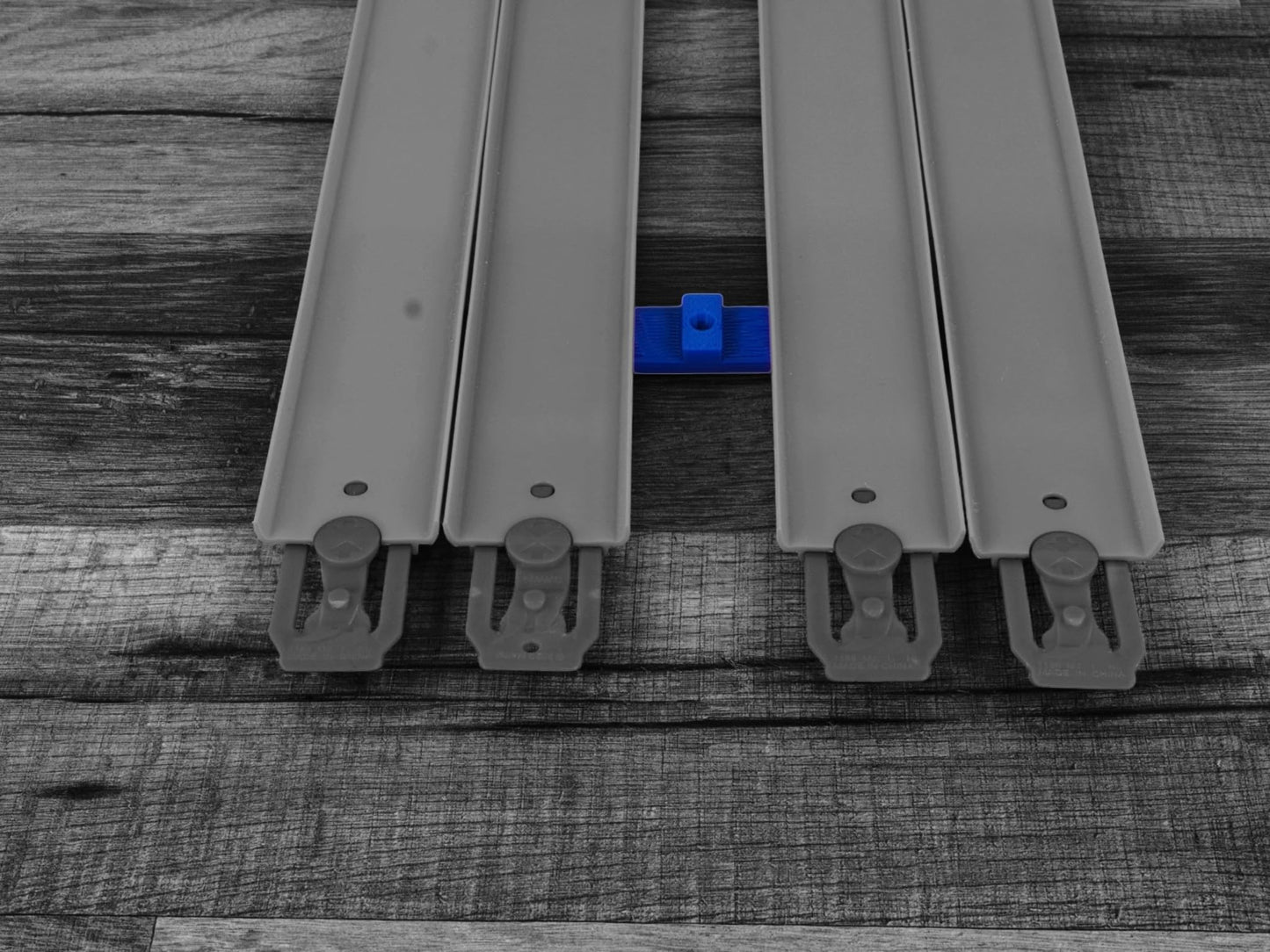 QuirkWorks 3D Track Spacers (4 Pack) — 2, 4, or 6 Lane Alignment for Hot Wheels Tracks
