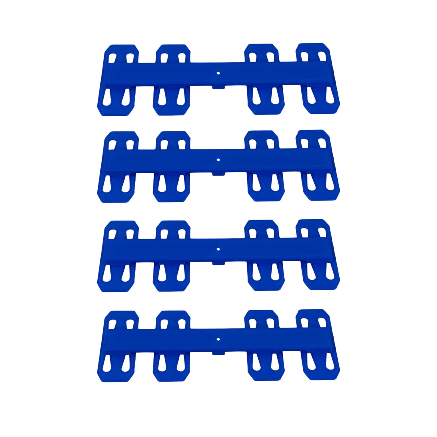 QuirkWorks 3D Track Spacers (4 Pack) — 2, 4, or 6 Lane Alignment for Hot Wheels Tracks