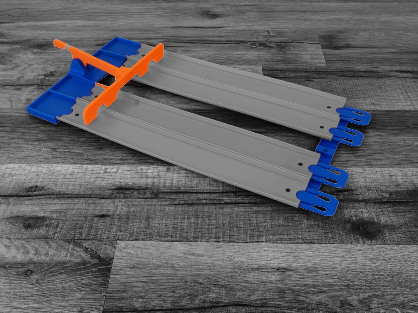 QuirkWorks 3D Track Spacers (4 Pack) — 2, 4, or 6 Lane Alignment for Hot Wheels Tracks