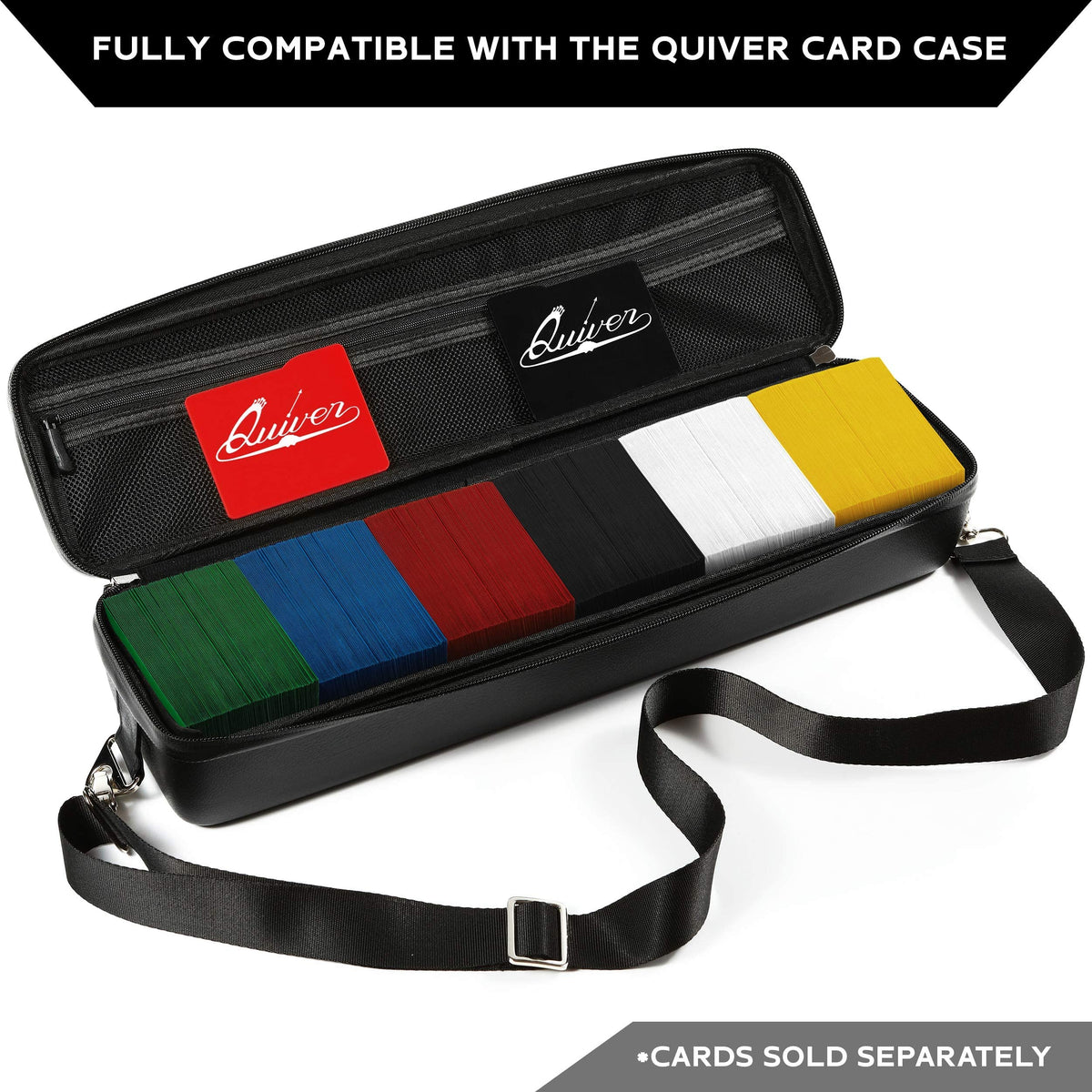 Quiver Time Artemis 200 Standard Size Black Card Sleeves (66x93mm) for MTG & TCG – Matte Finish