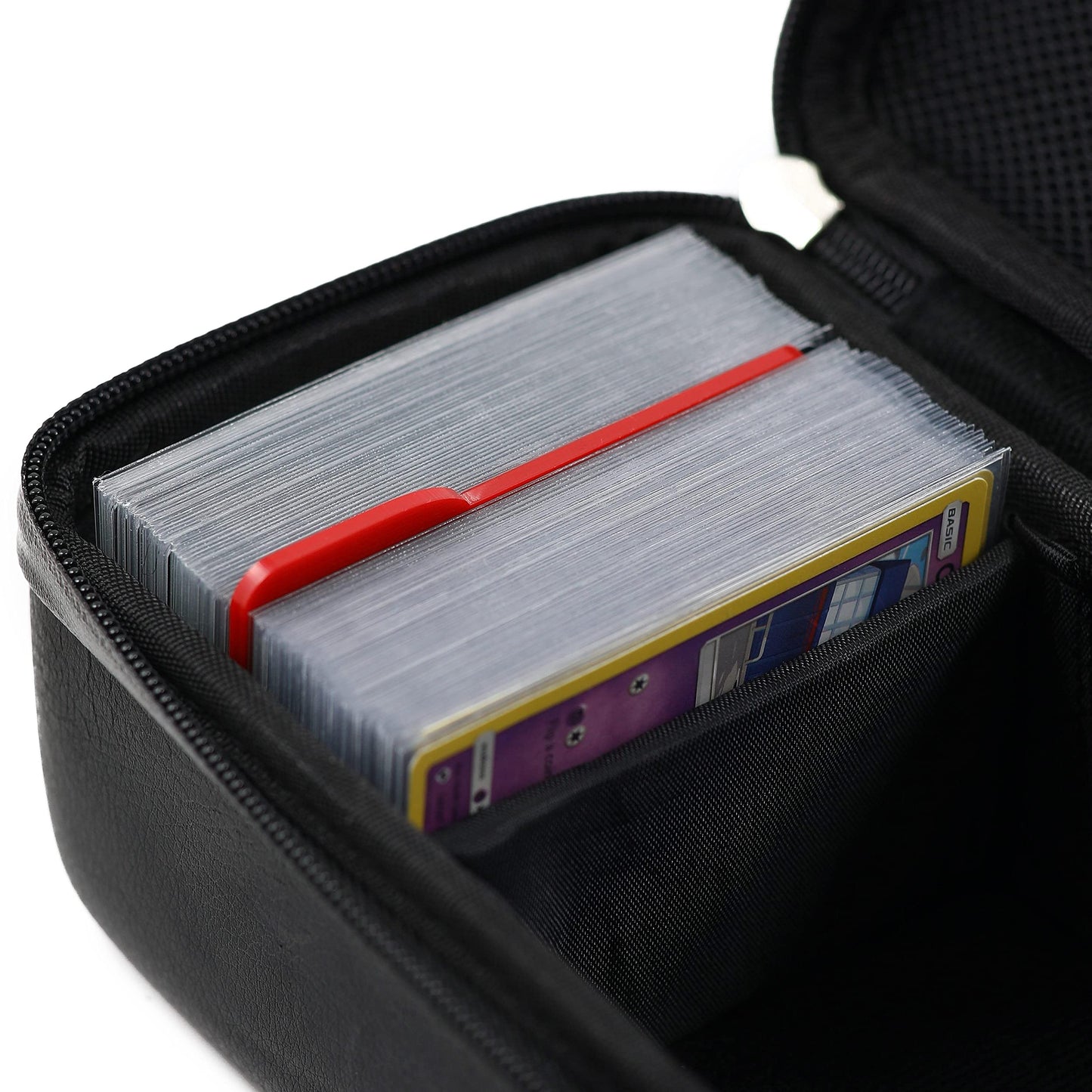 Quiver Time Black Bolt Card Carrying Case — Large-Capacity TCG Deck Box with Dividers, Sleeves & Accessories