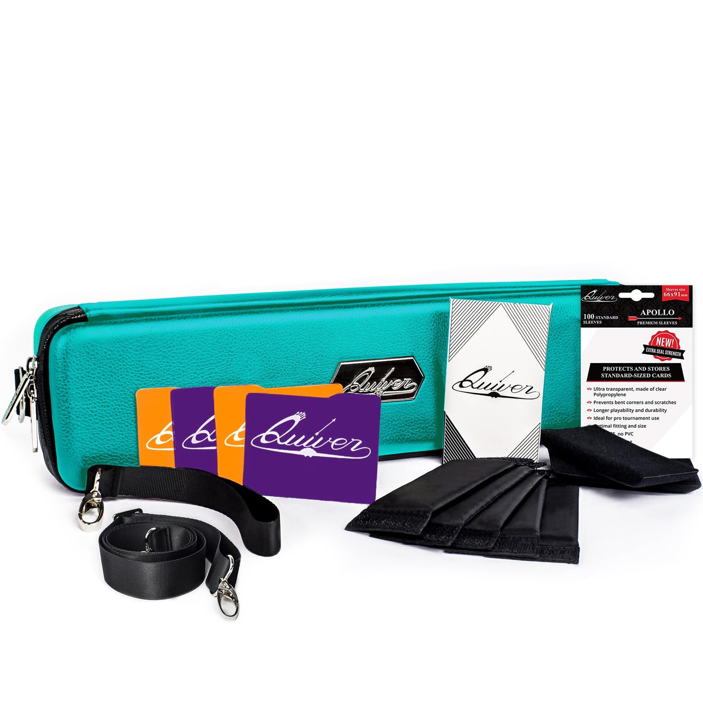 Quiver Time Teal Card Case | Premium MTG Deck and Trading Card Storage