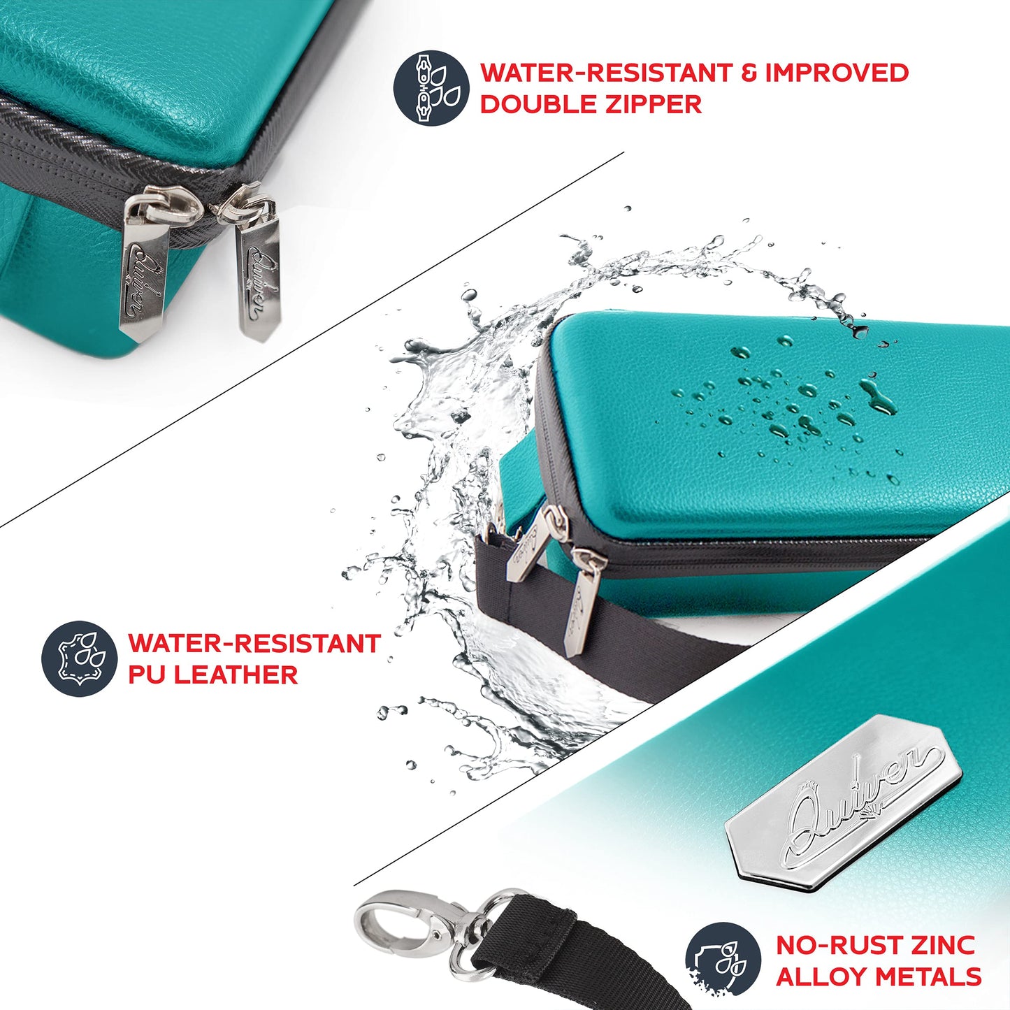 Quiver Time Teal Card Case | Premium MTG Deck and Trading Card Storage