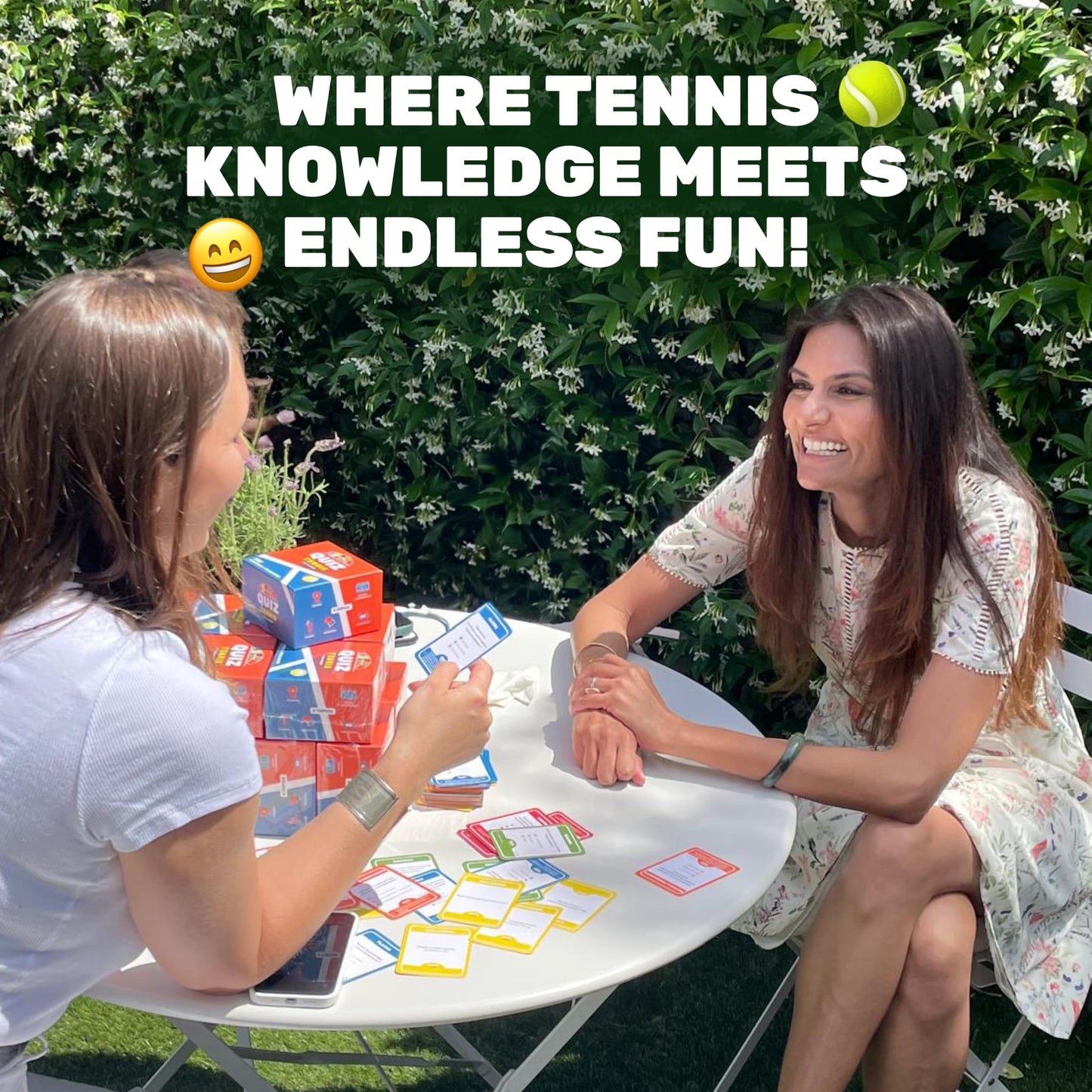 Quiz Tennis: Tennis Trivia Game with 220 Cards | Fun Gift for Fans, Players & Coaches