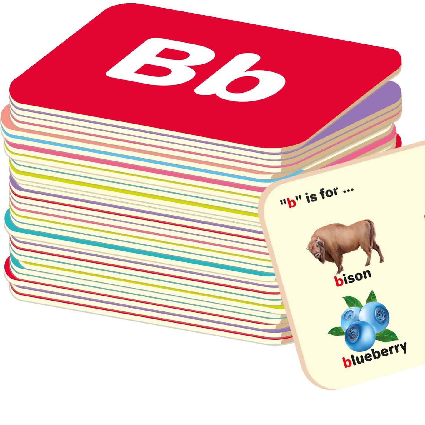 QUOKKA ABC Learning Flash Cards for Toddlers and Preschoolers — 120 Double-Sided Cards for Alphabet, Numbers, Colors & Shapes