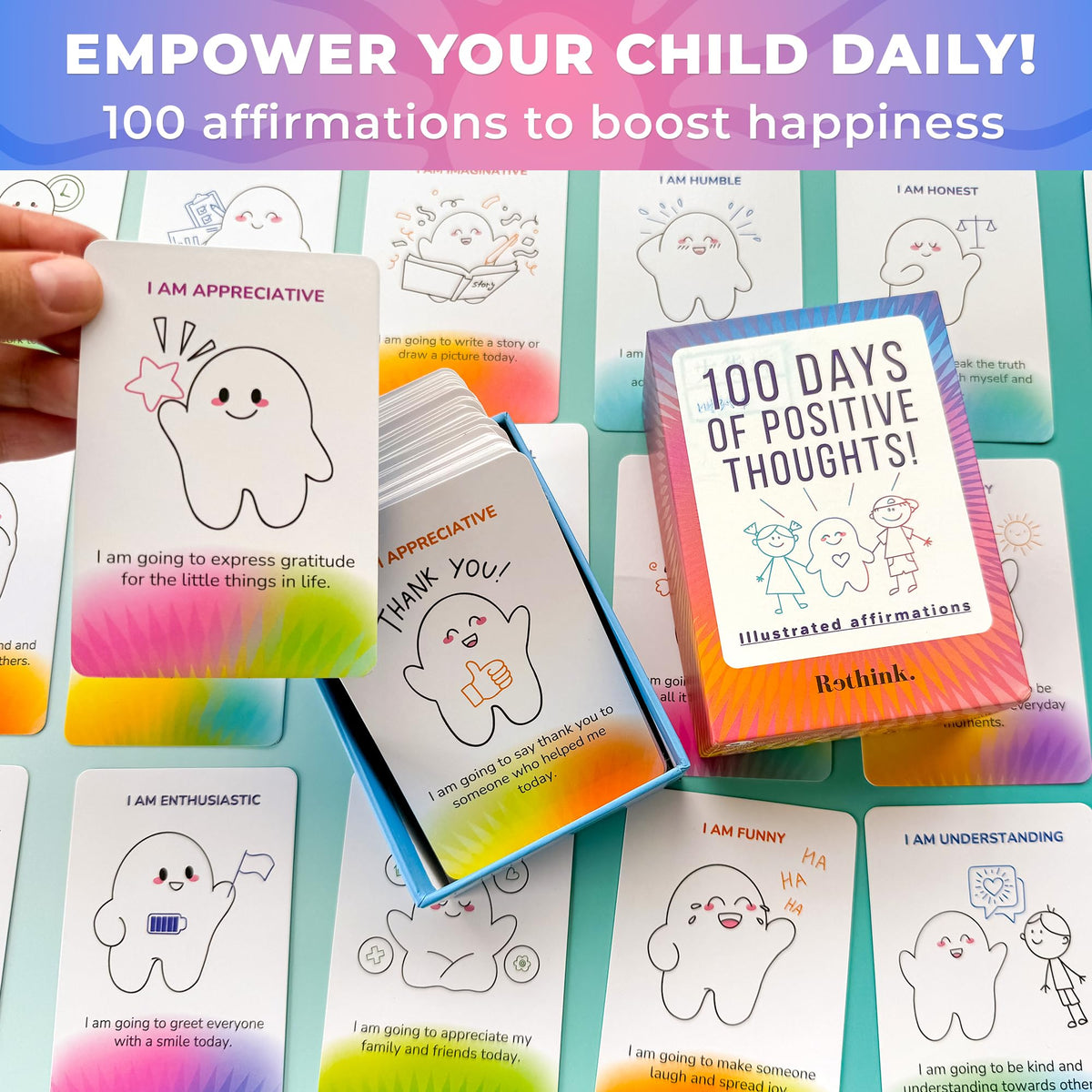 QUOKKA Affirmation Cards for Kids – Mindfulness & Anxiety Relief