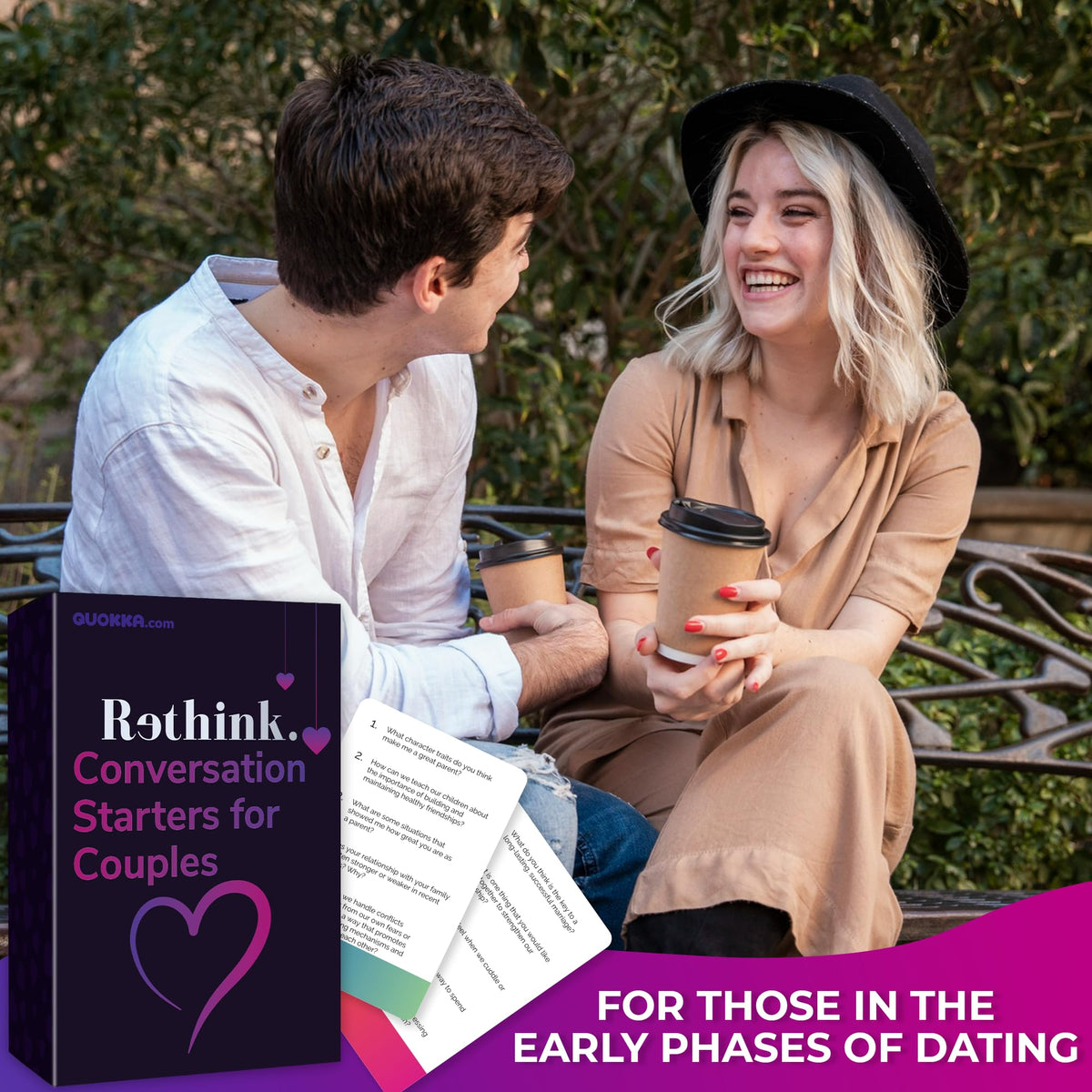 QUOKKA Conversation Cards for Couples – Deepen Connection & Date Night