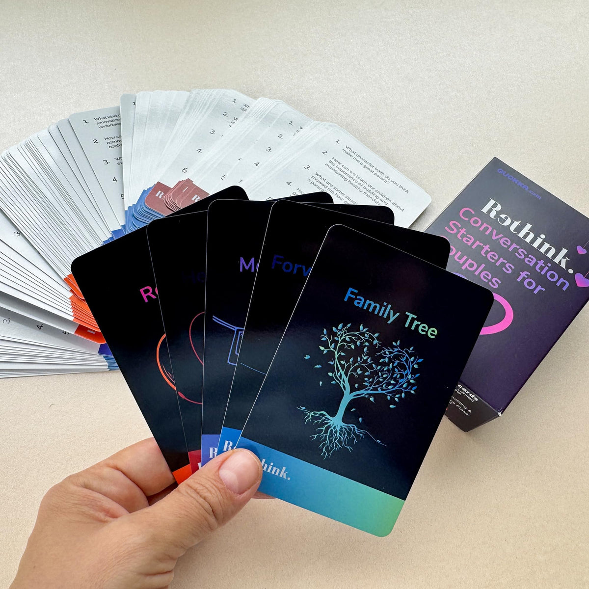 QUOKKA Conversation Cards for Couples – Deepen Connection & Date Night