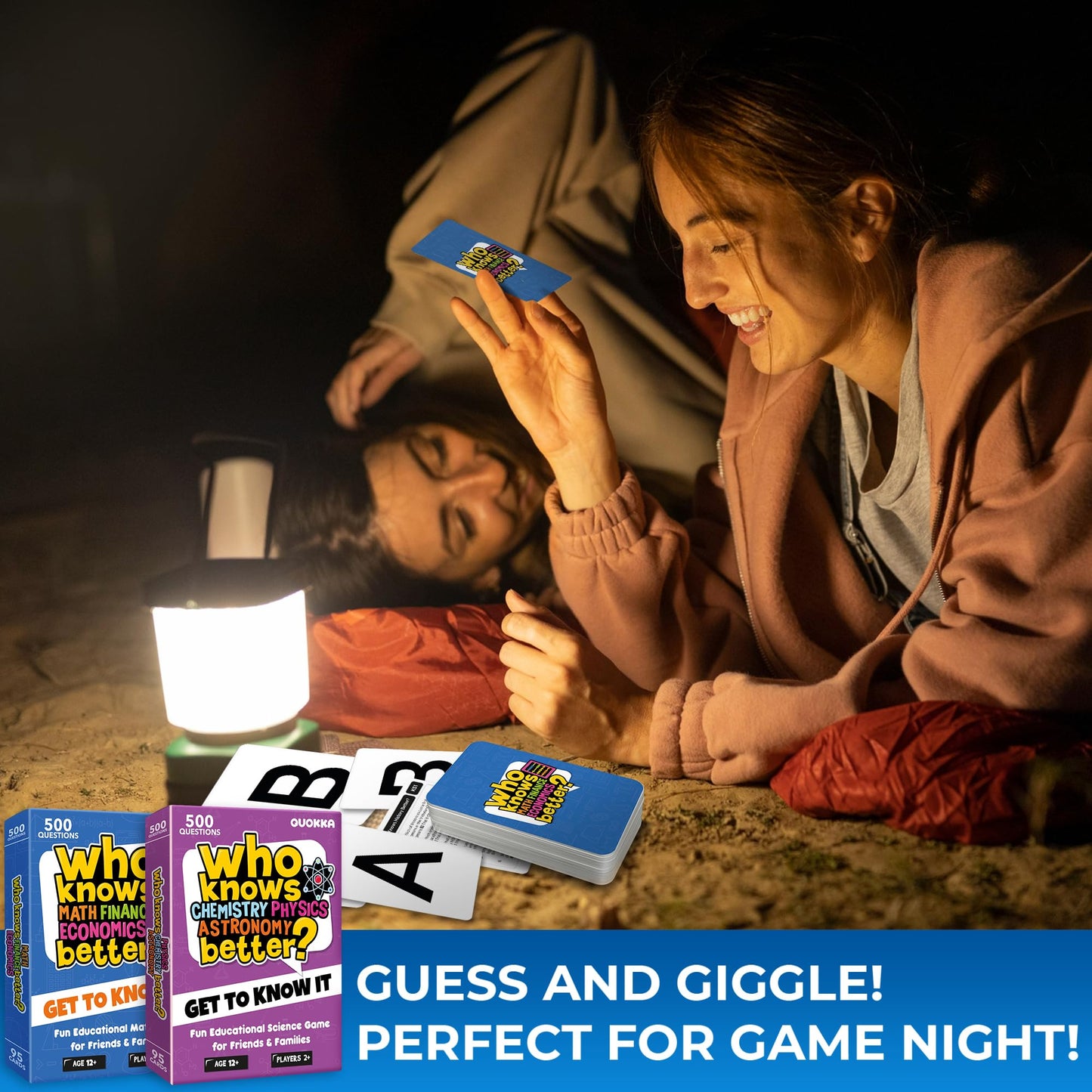 QUOKKA Who Knows It Better? Family Trivia Cards – 2000+ Questions