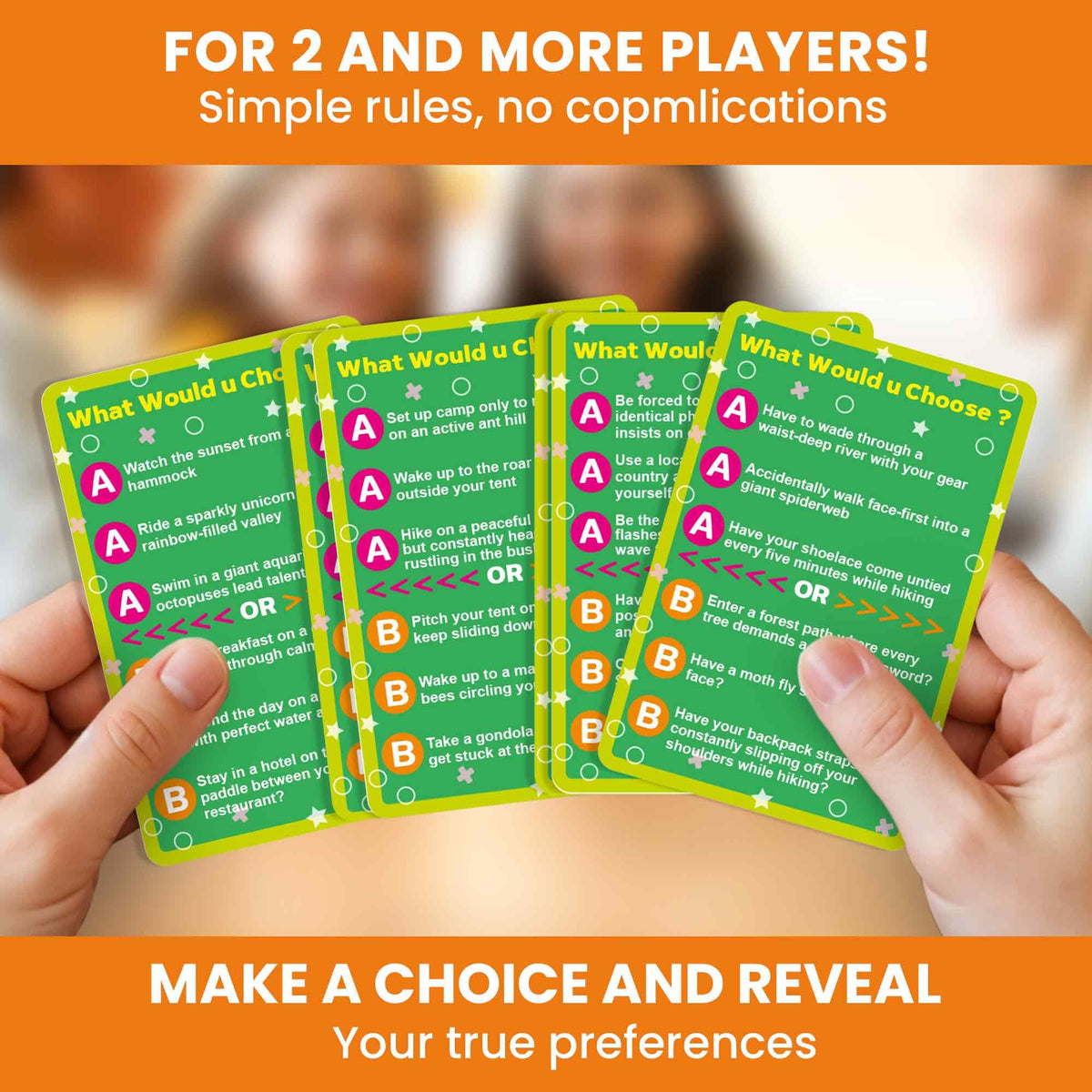 QUOKKA Card Game: 500+ Hilarious Travel Scenarios for Families, Teens & Adults