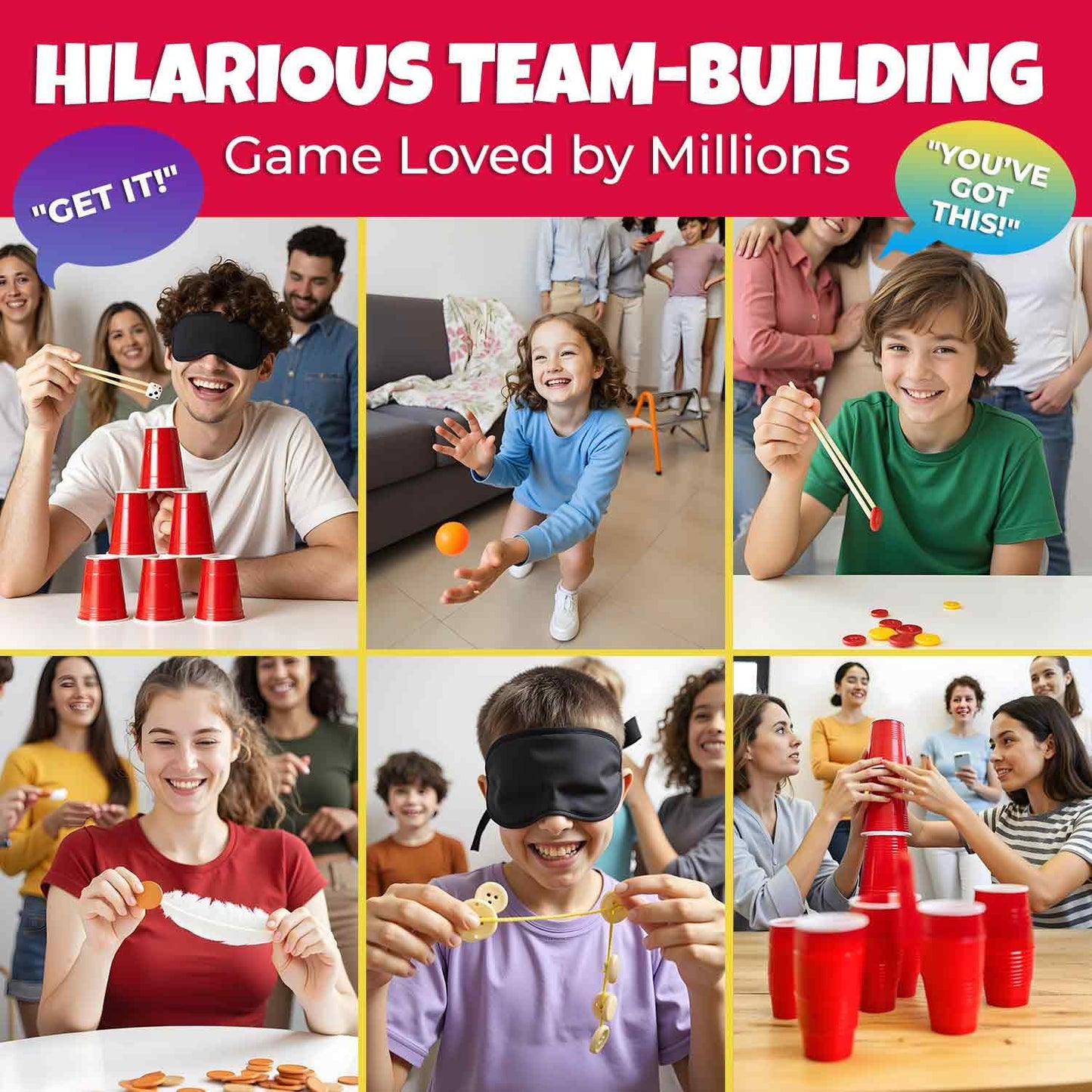 QUOKKA Party Games for Adults & Family – 250 Challenges for 2–14 Players