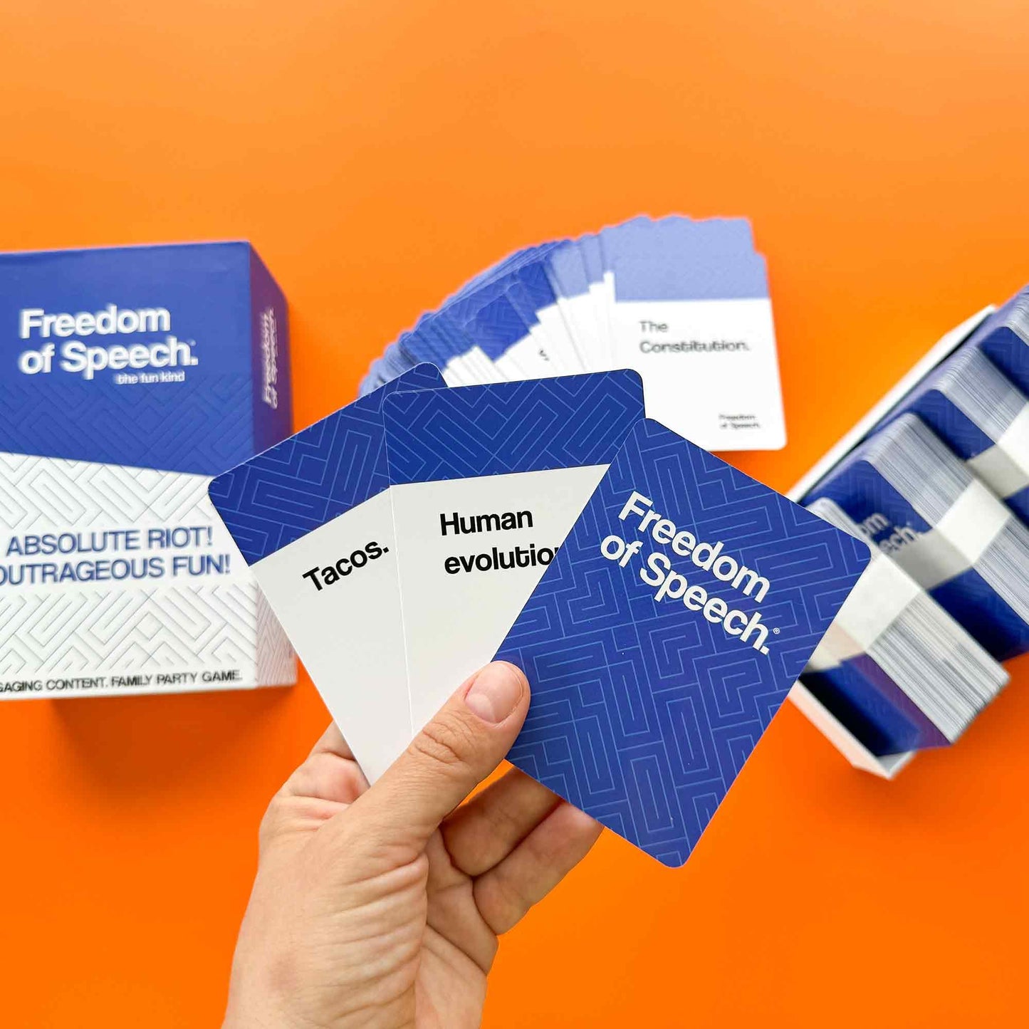 QUOKKA Freedom of Speech Card Game – Family Edition | Fast-Paced Word Guessing
